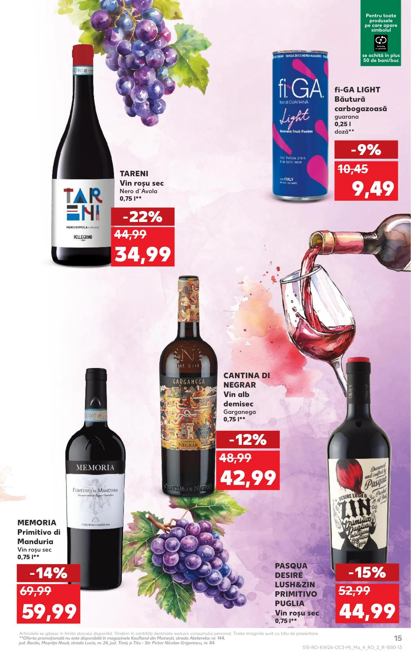Kaufland akciós újság Románia Olasz het 06.24–06.30 – 15. oldal