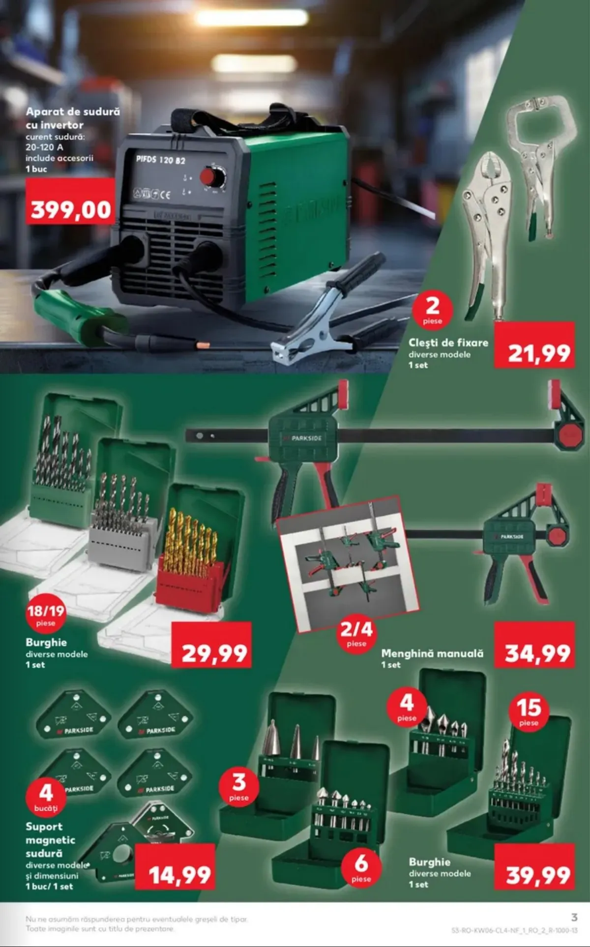 Kaufland akciós újság Románia Parkside 02.04–02.10 – 3. oldal