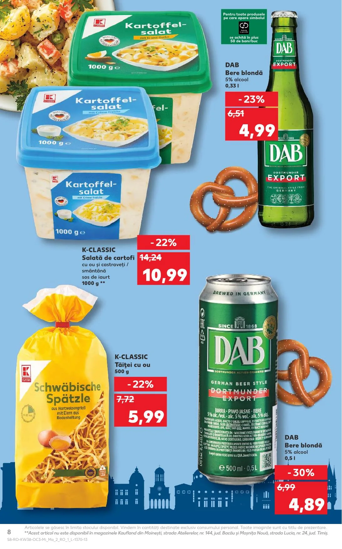 Kaufland akciós újság Románia sörfesztivál 09.17–09.23 – 13. oldal