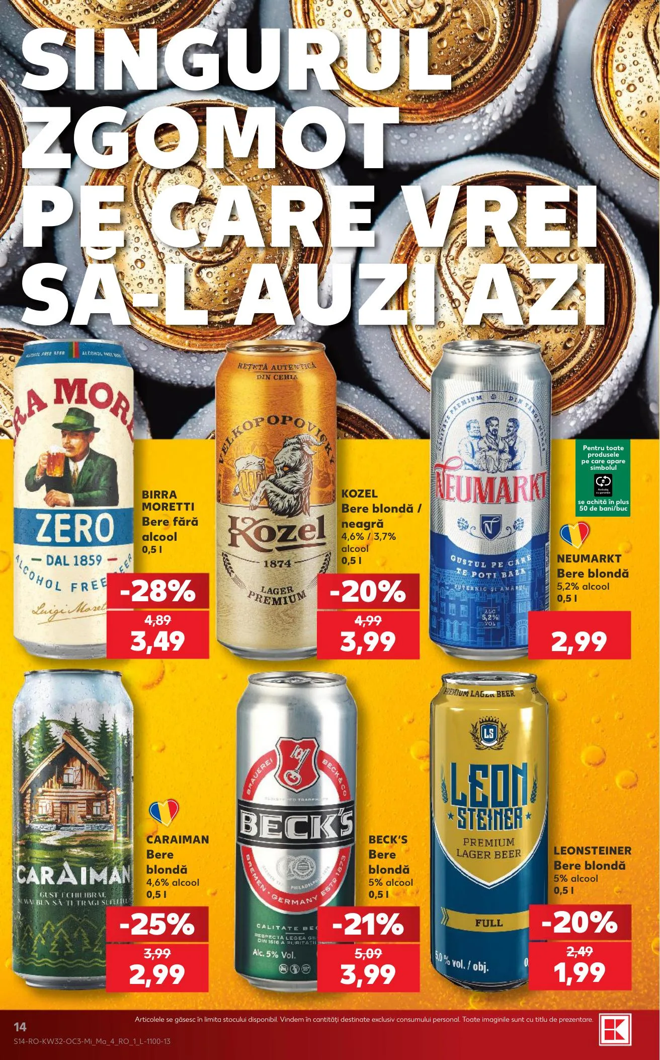 Kaufland akciós újság Románia Sorok 08.05–08.11 – 14. oldal