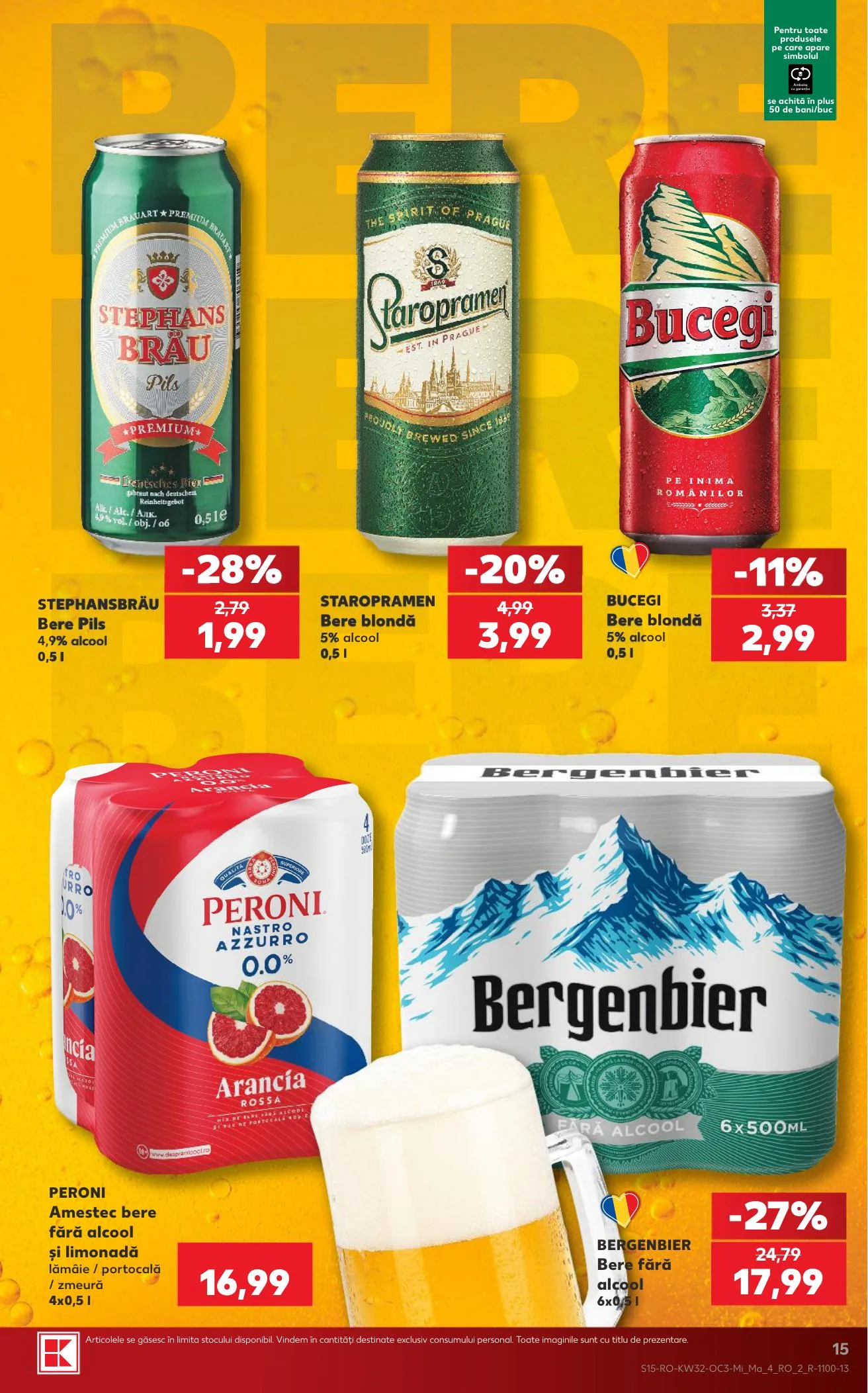 Kaufland akciós újság Románia Sorok 08.05–08.11 – 15. oldal