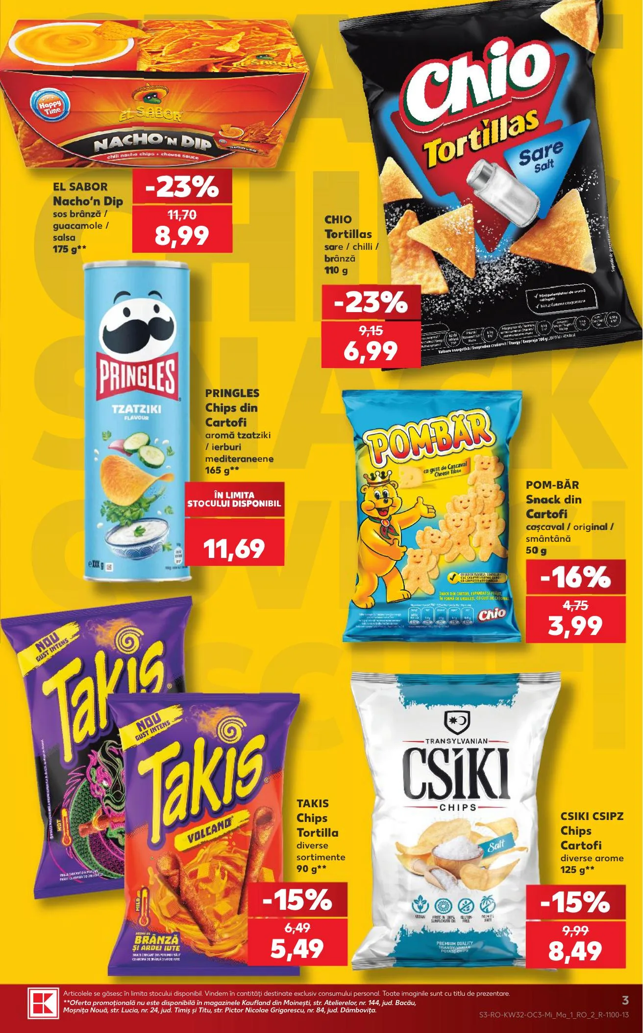 Kaufland akciós újság Románia Sorok 08.05–08.11 – 3. oldal