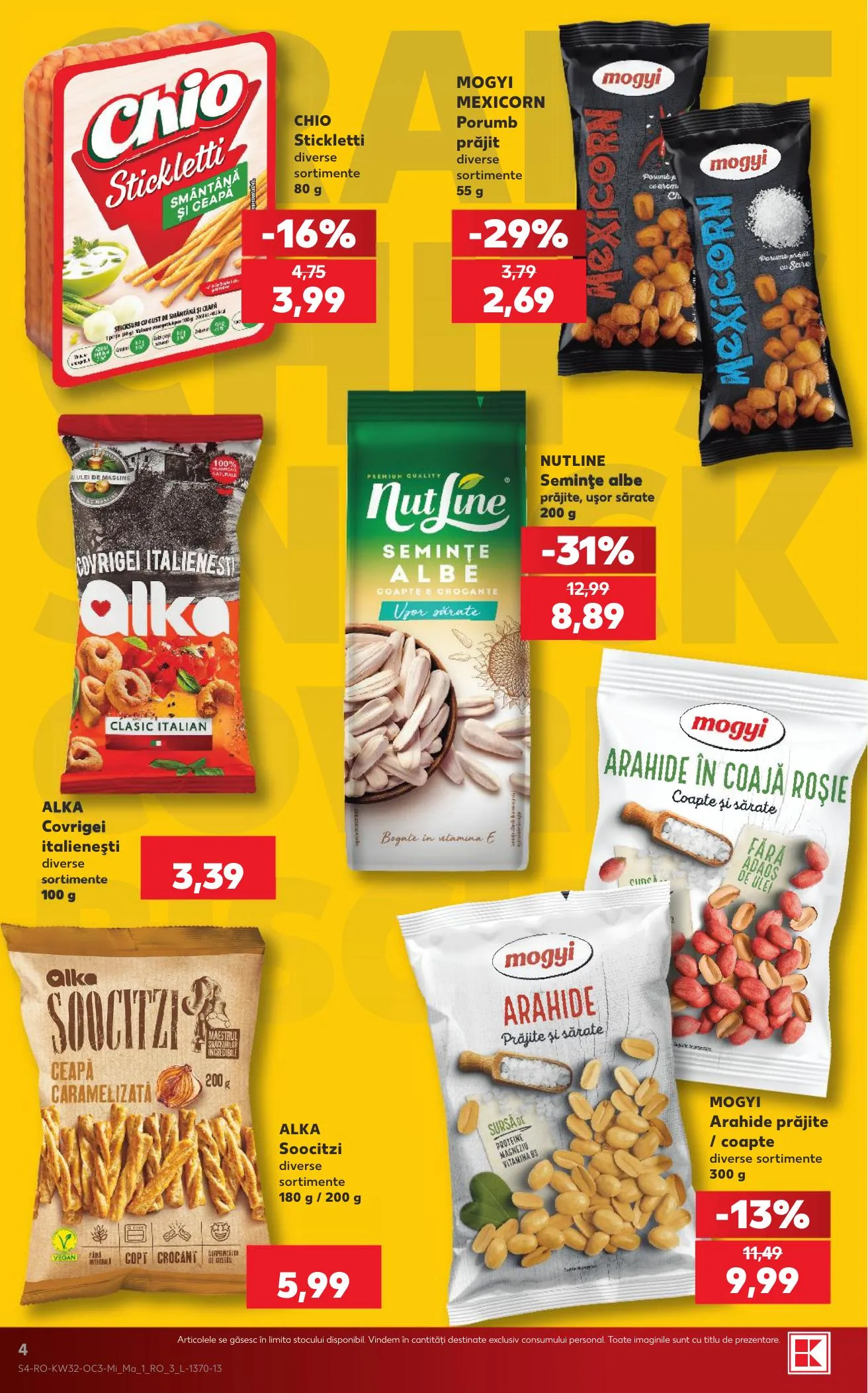 Kaufland akciós újság Románia Sorok 08.05–08.11 – 4. oldal