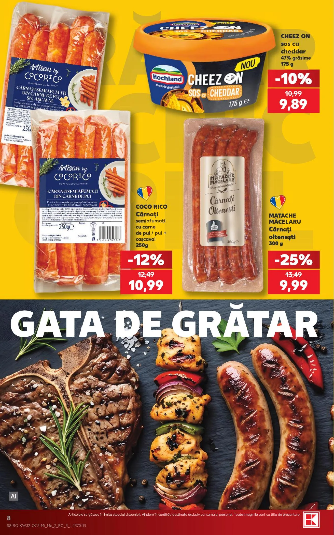 Kaufland akciós újság Románia Sorok 08.05–08.11 – 8. oldal