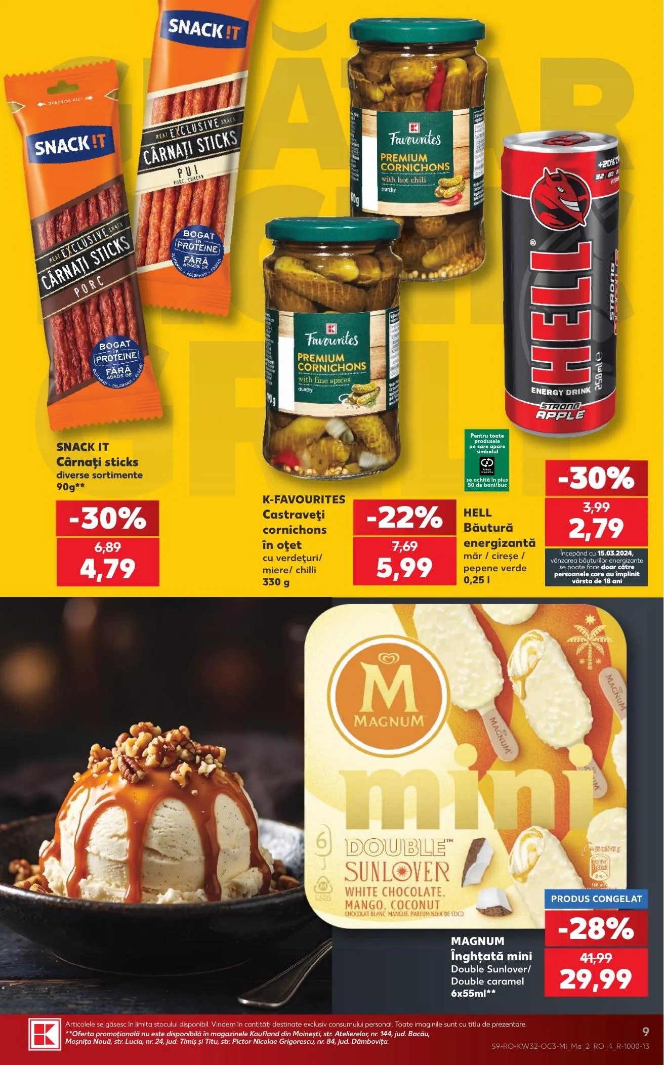 Kaufland akciós újság Románia Sorok 08.05–08.11 – 9. oldal