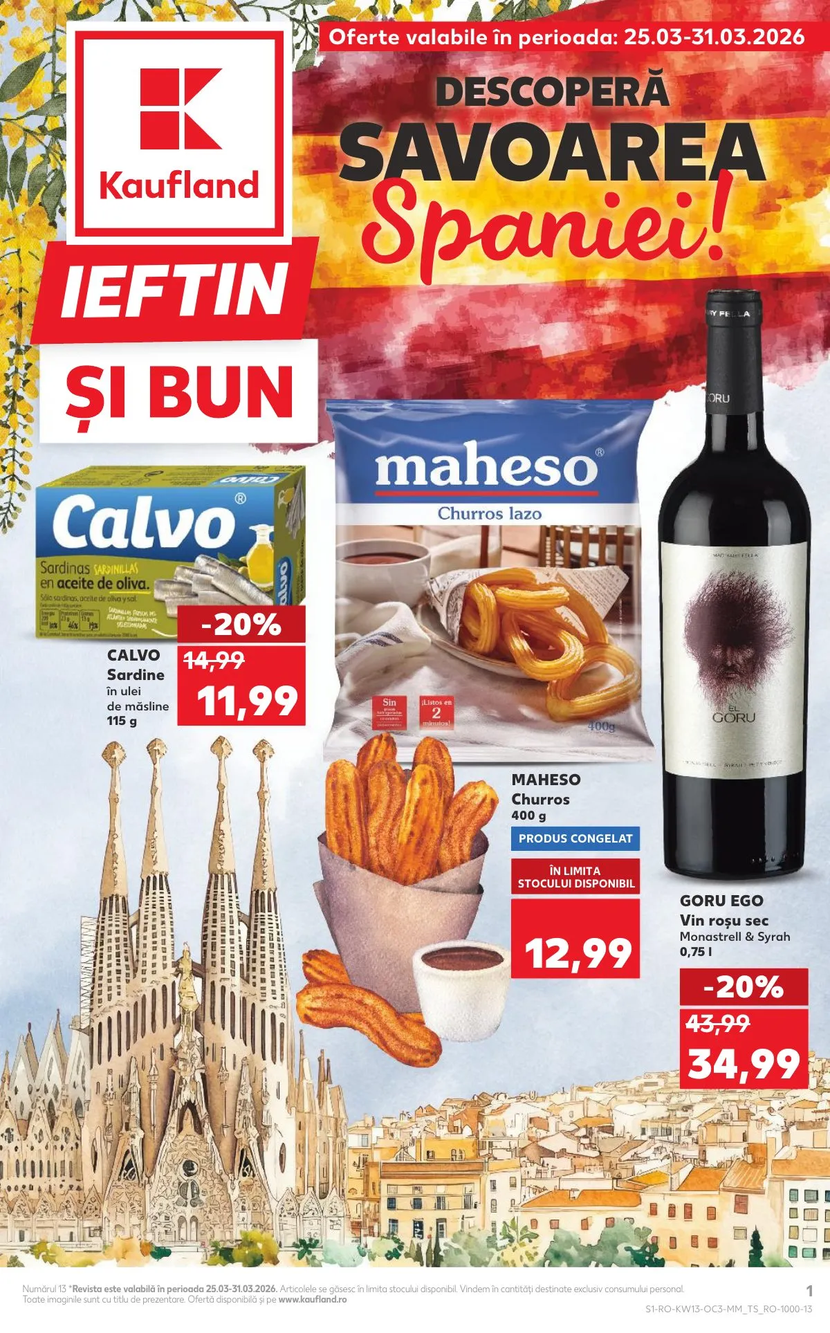 Kaufland akciós újság Románia Spanyol het 03.25–03.31