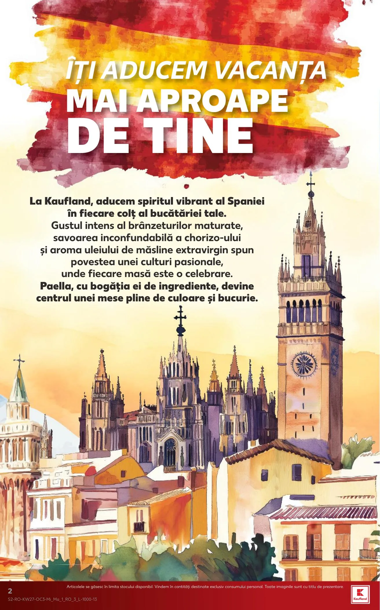 Kaufland akciós újság Románia Spanyol het 07.01–07.07 – 2. oldal