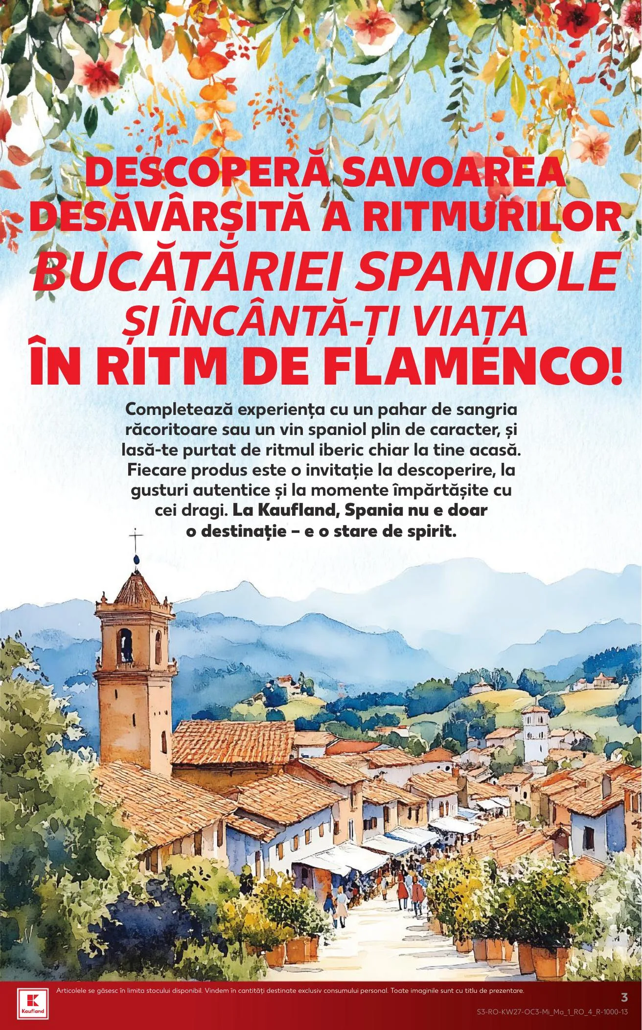 Kaufland akciós újság Románia Spanyol het 07.01–07.07 – 3. oldal