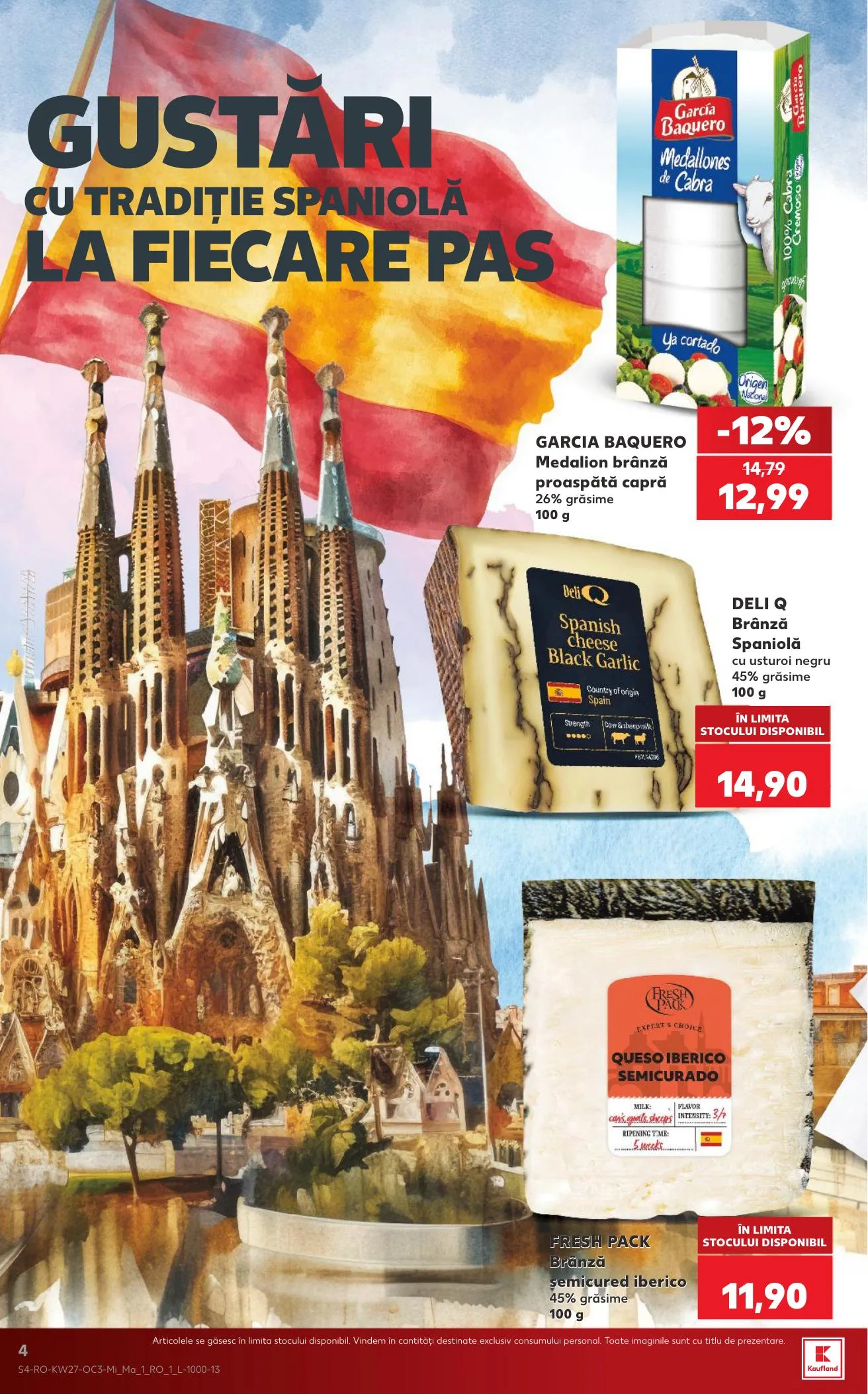Kaufland akciós újság Románia Spanyol het 07.01–07.07 – 4. oldal