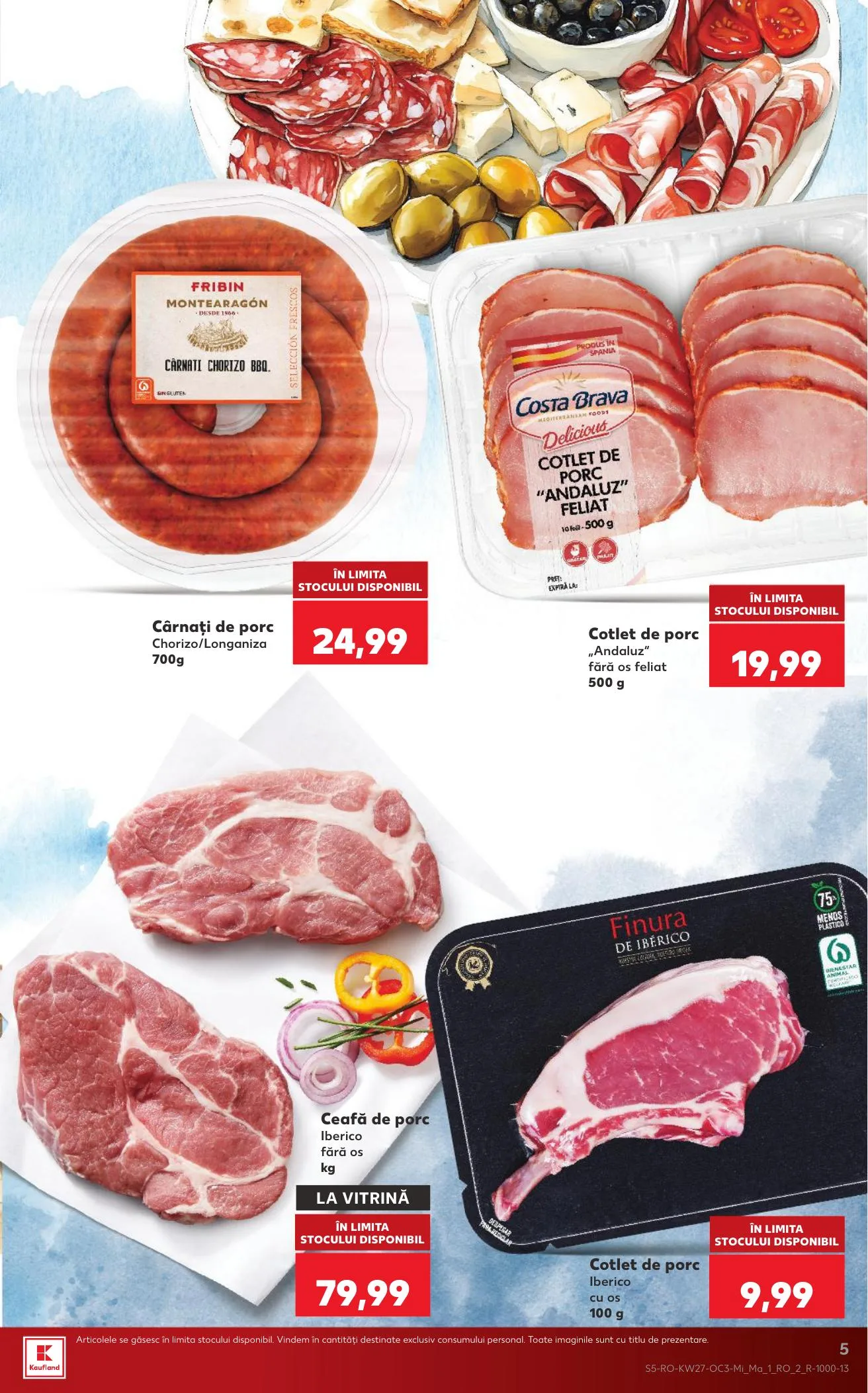 Kaufland akciós újság Románia Spanyol het 07.01–07.07 – 5. oldal