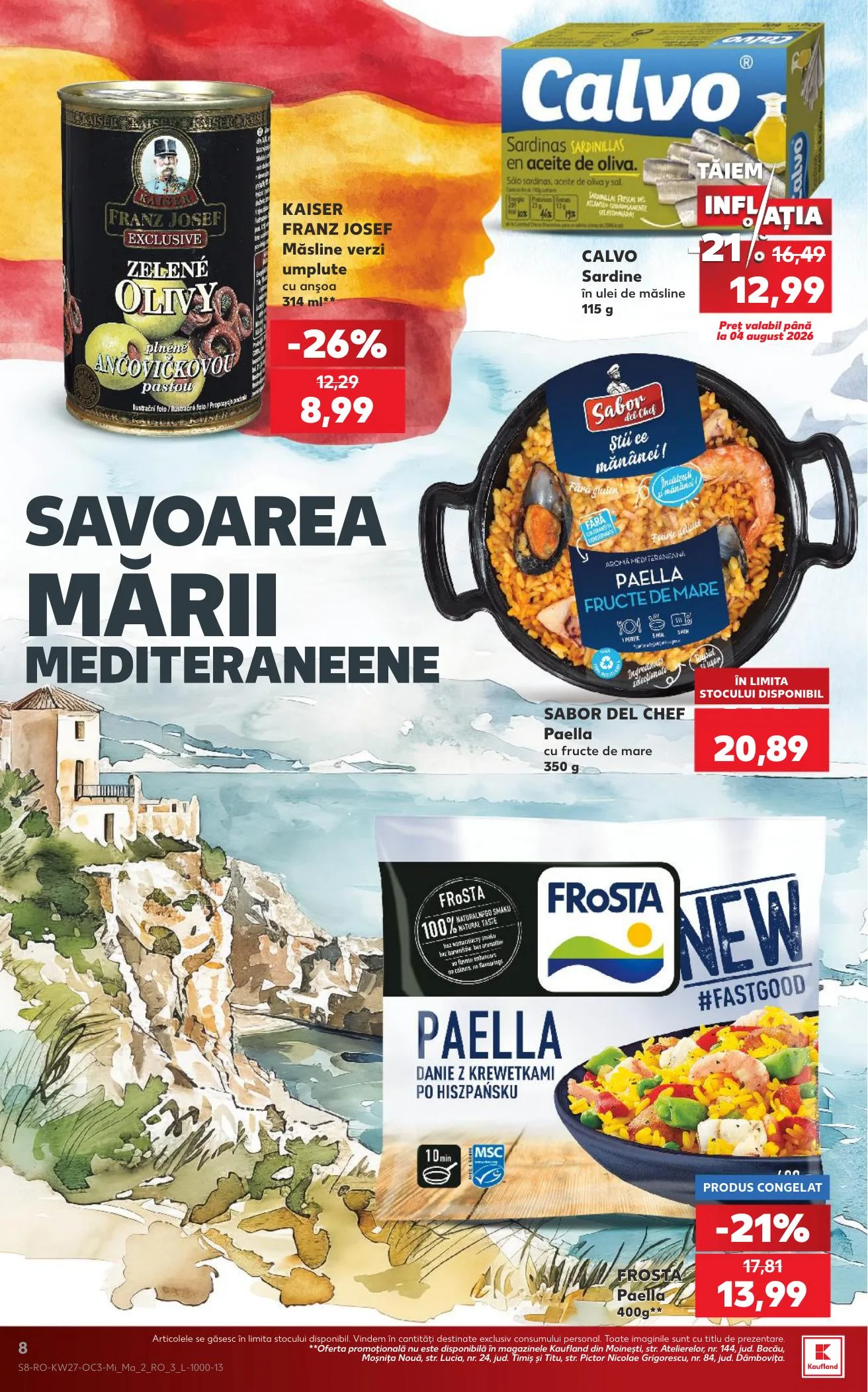 Kaufland akciós újság Románia Spanyol het 07.01–07.07 – 8. oldal