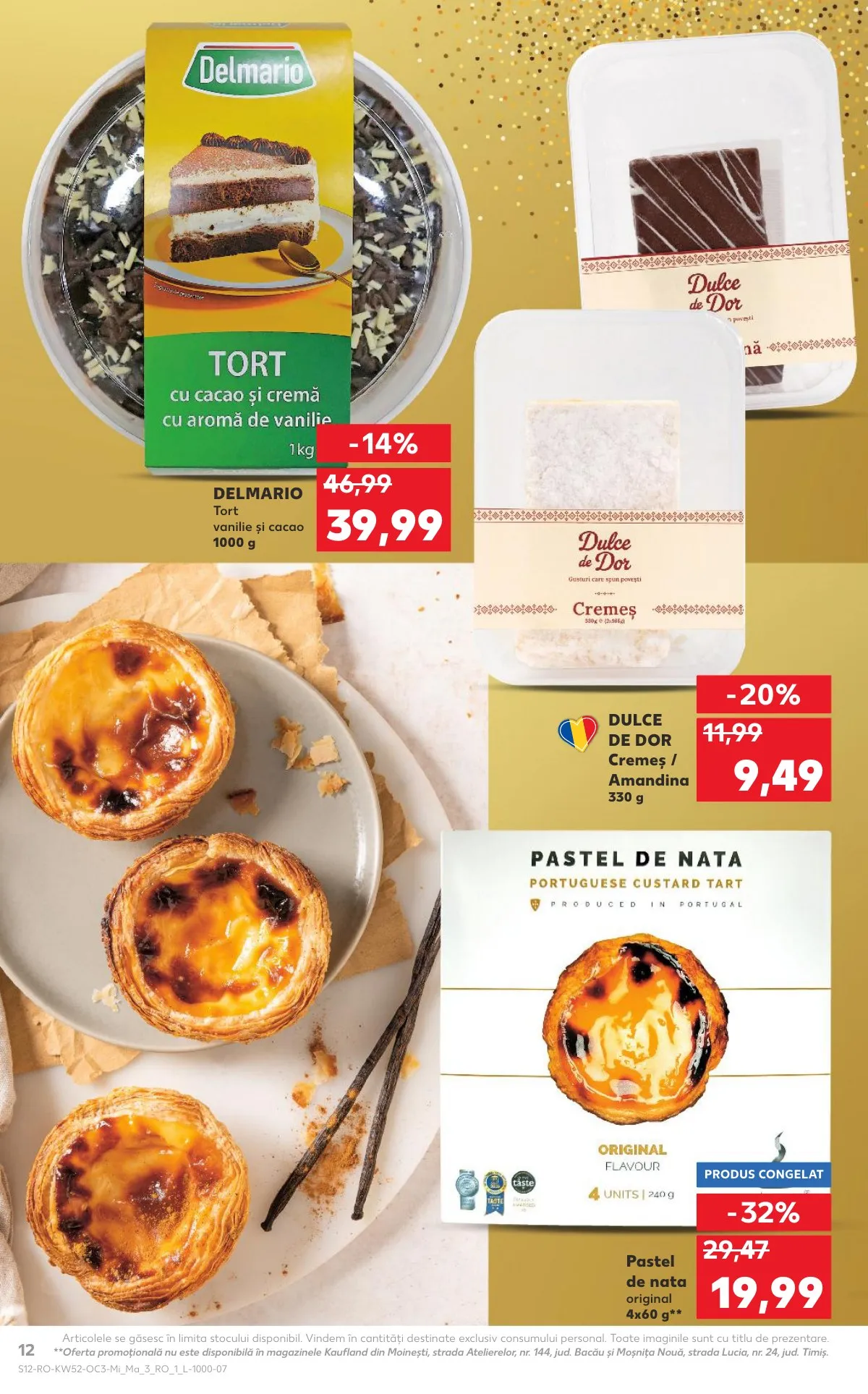 Kaufland akciós újság Románia Uj evi desszertek 12.24–12.30 – 12. oldal