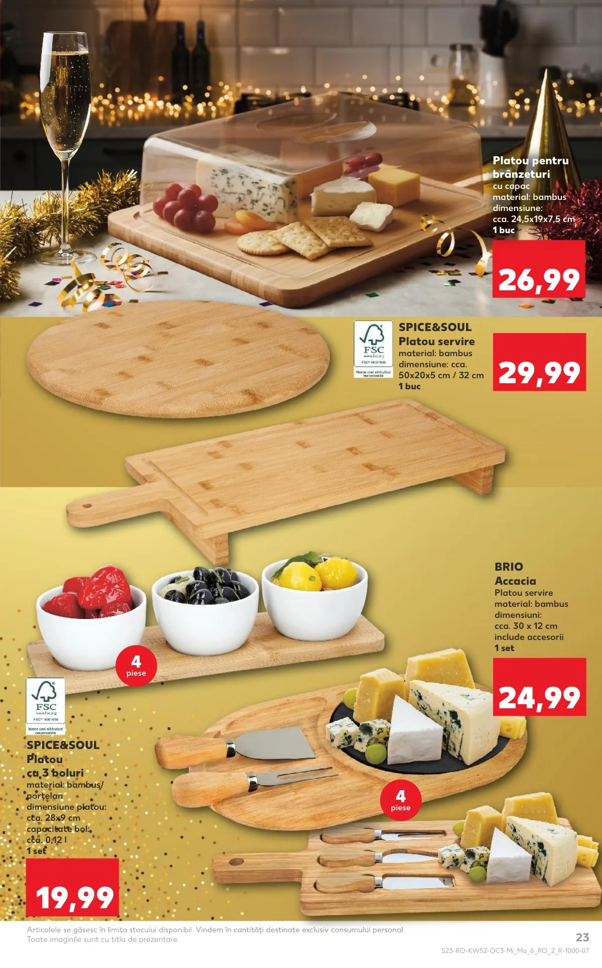 Kaufland akciós újság Románia Uj evi desszertek 12.24–12.30 – 23. oldal