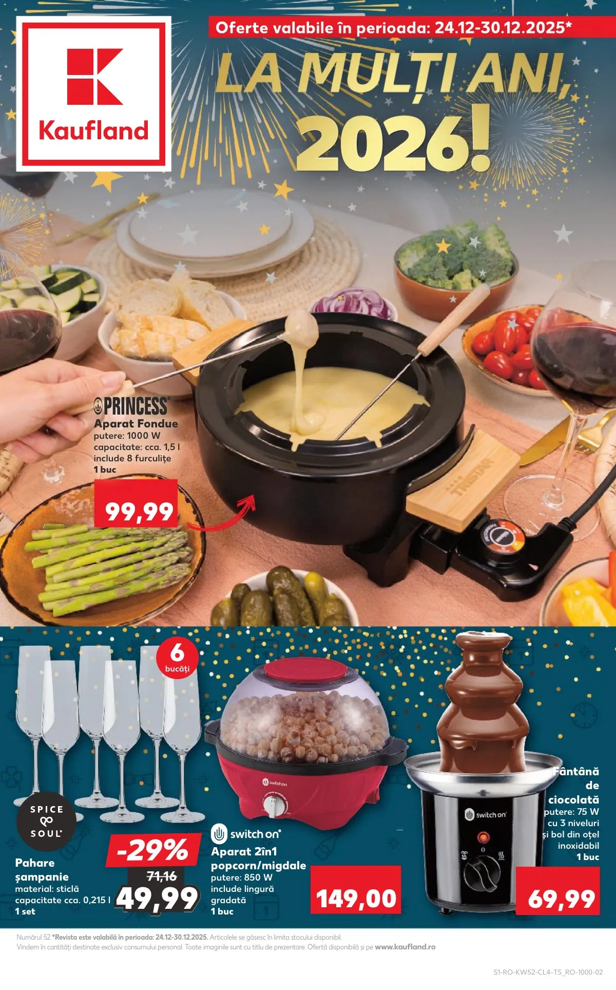 Kaufland akciós újság Románia Uj evi etelek 12.24–12.30