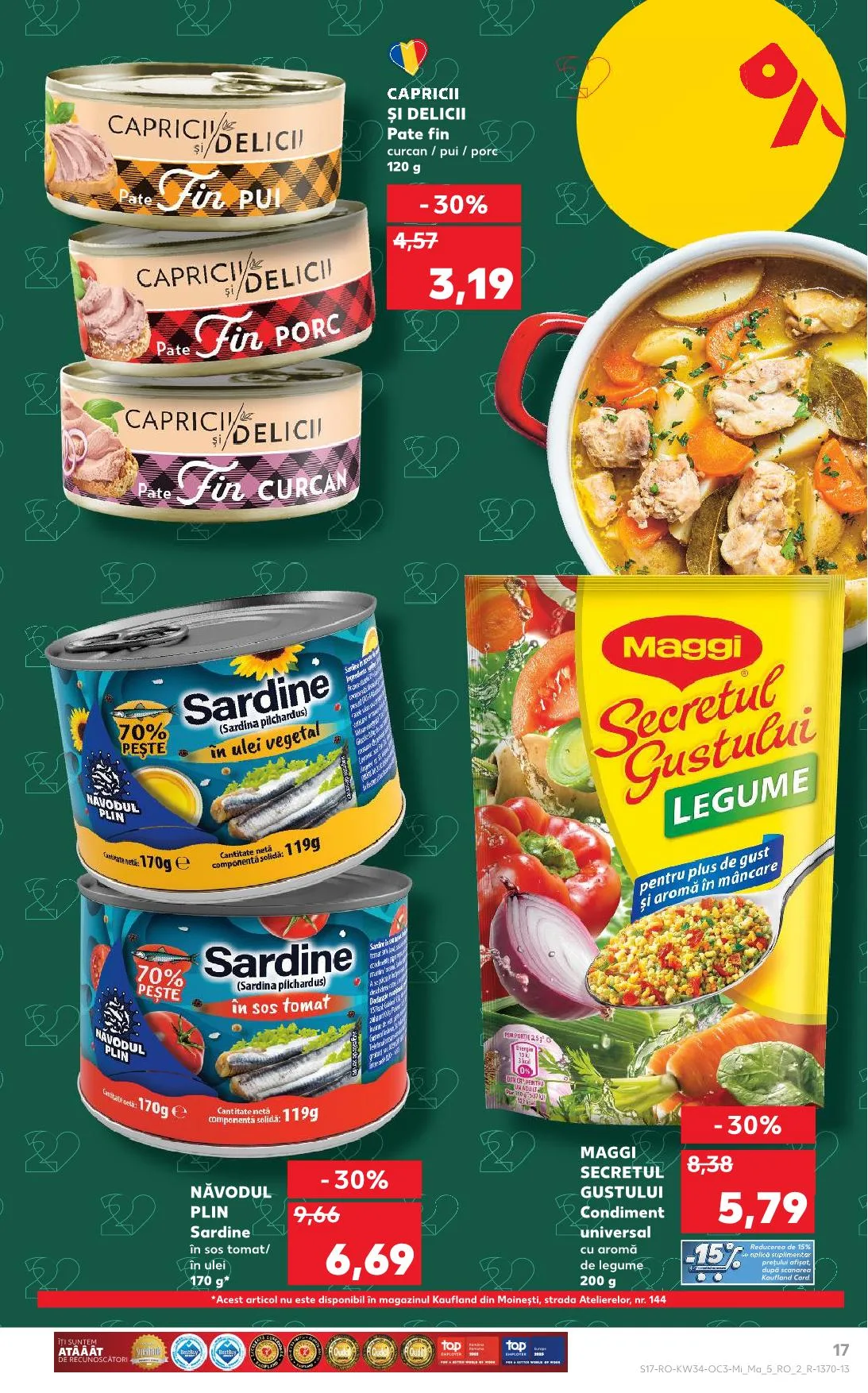 Kaufland akciós újság Románia Unnepek 08.20–08.26 – 9. oldal