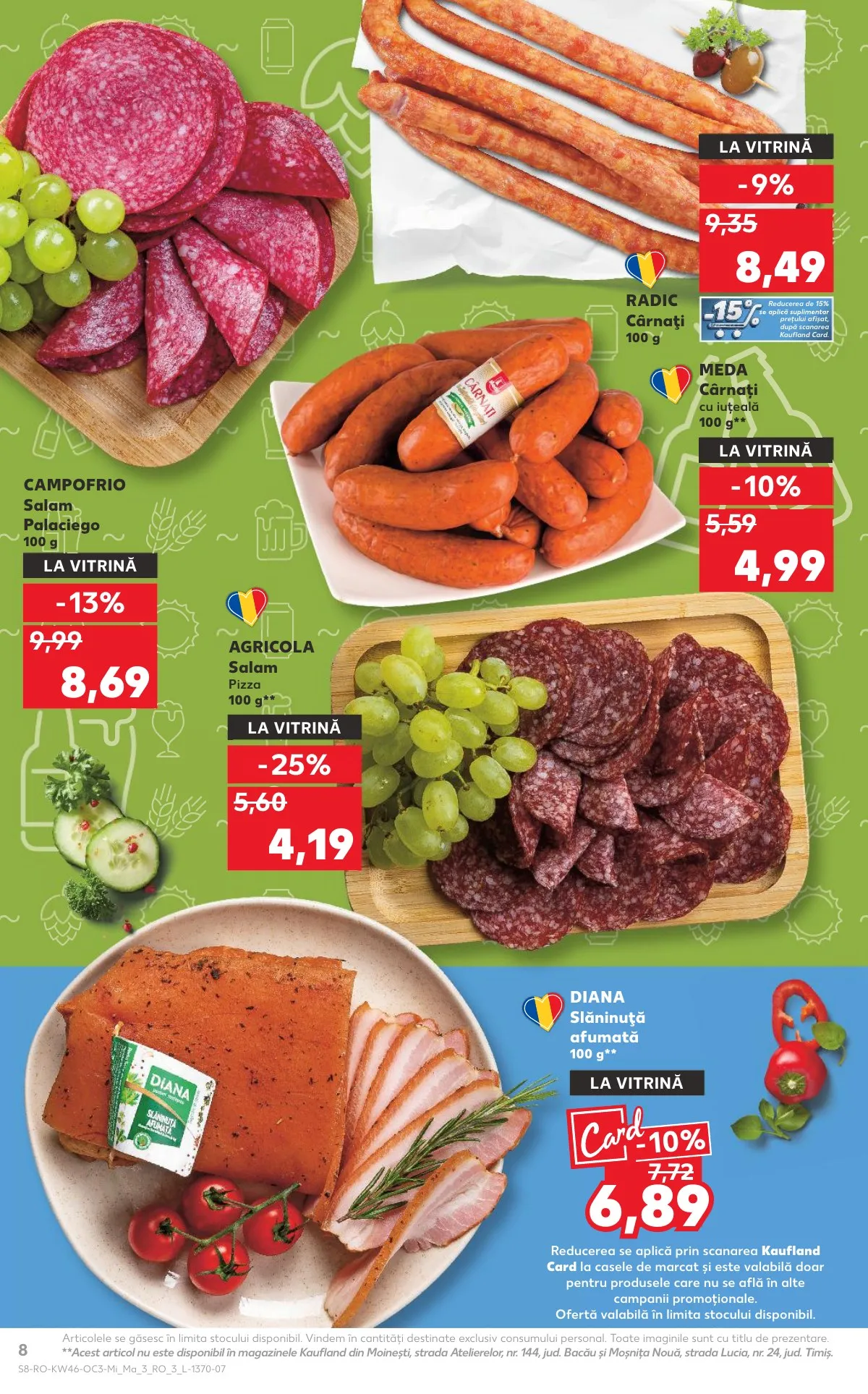Kaufland akciós újság Románia Unnepek 11.12–11.18 – 8. oldal