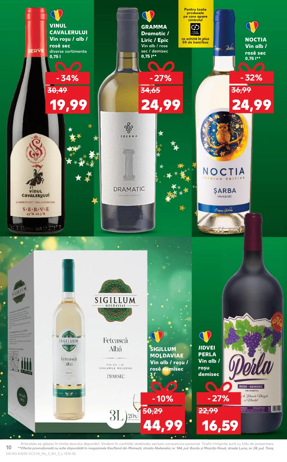 Kaufland akciós újság Románia Unnepek 12.10–12.16 – 10. oldal
