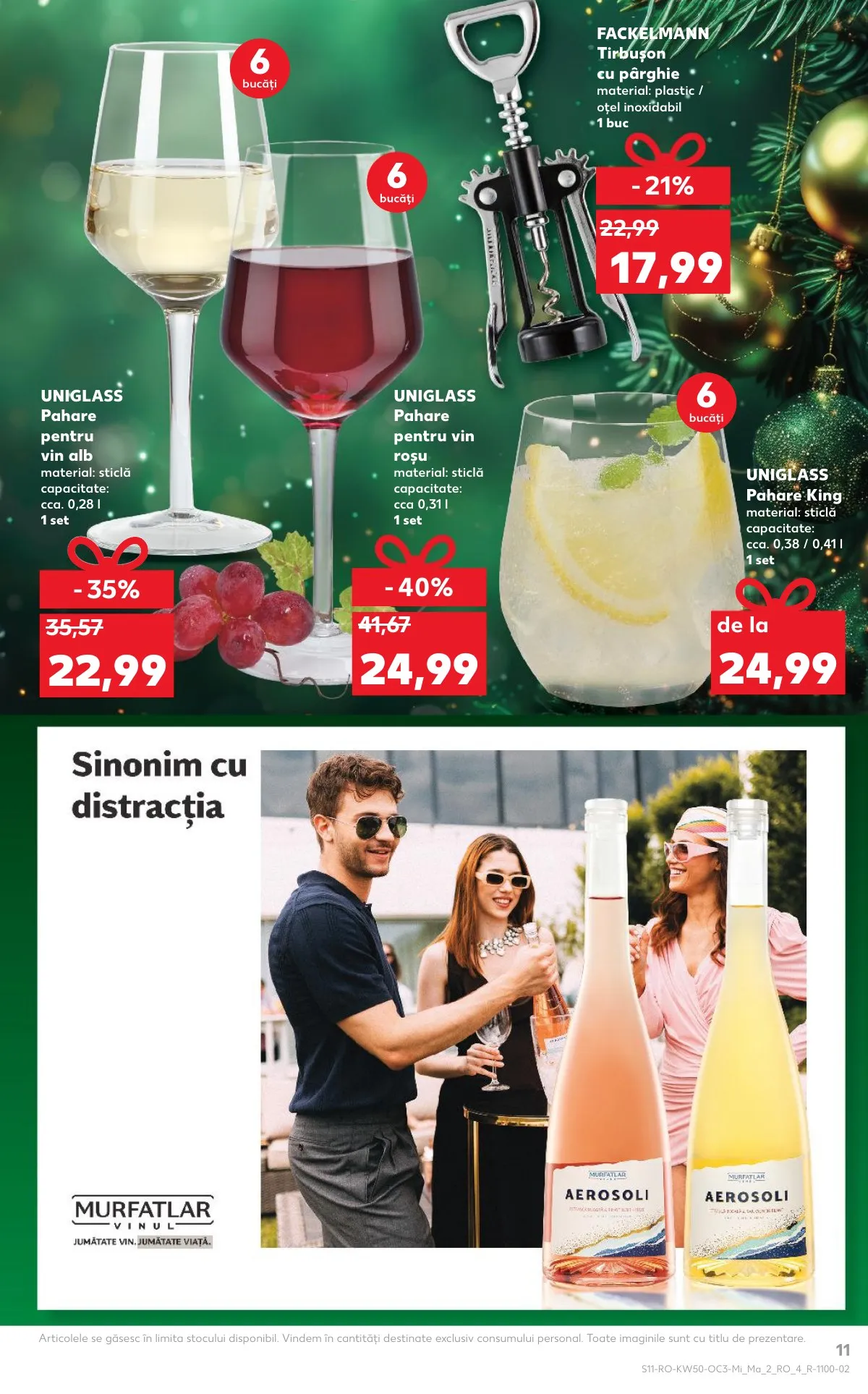 Kaufland akciós újság Románia Unnepek 12.10–12.16 – 11. oldal