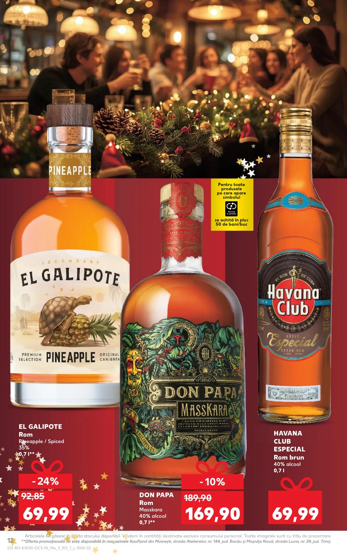 Kaufland akciós újság Románia Unnepek 12.10–12.16 – 12. oldal