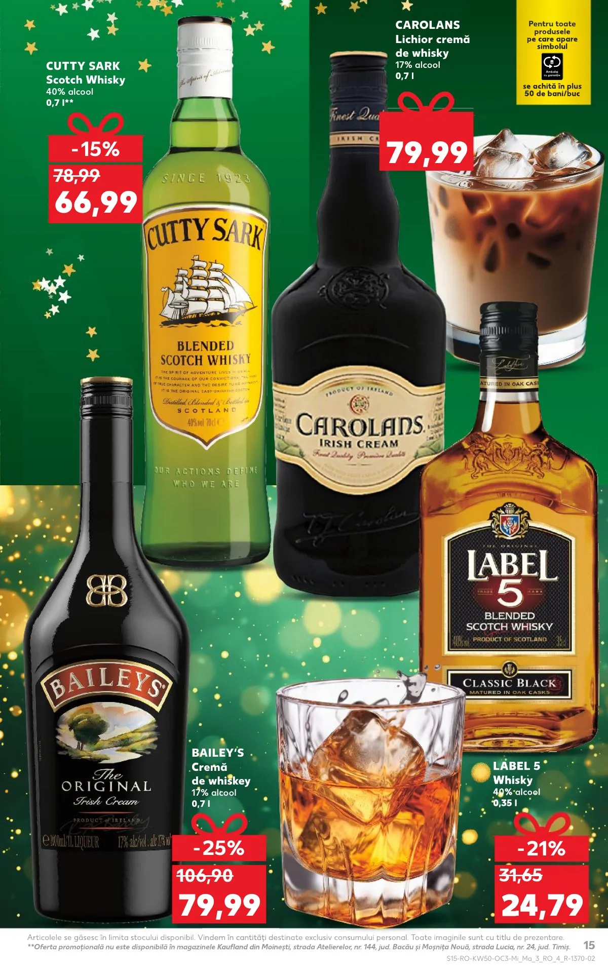 Kaufland akciós újság Románia Unnepek 12.10–12.16 – 15. oldal