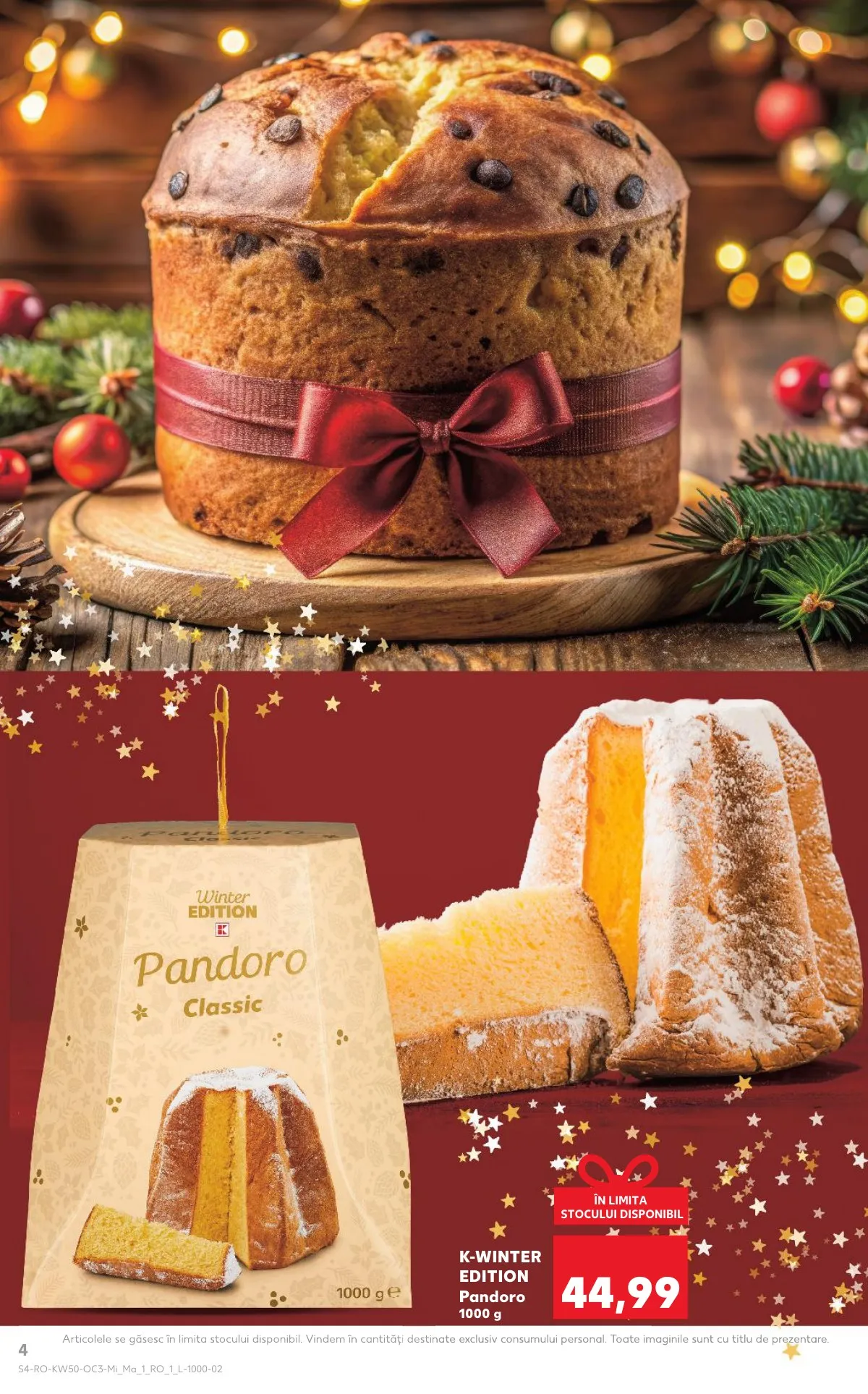 Kaufland akciós újság Románia Unnepek 12.10–12.16 – 4. oldal