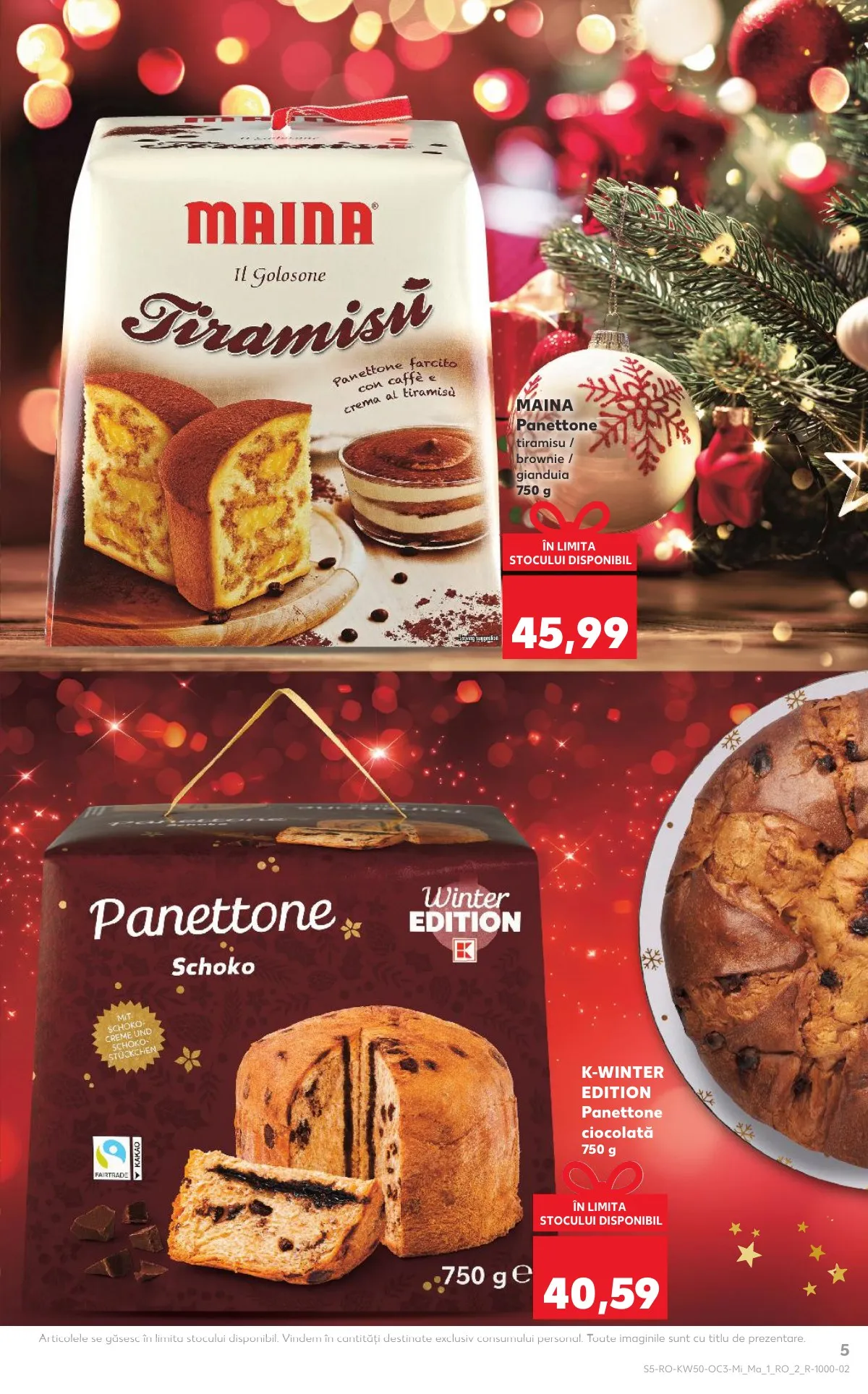 Kaufland akciós újság Románia Unnepek 12.10–12.16 – 5. oldal
