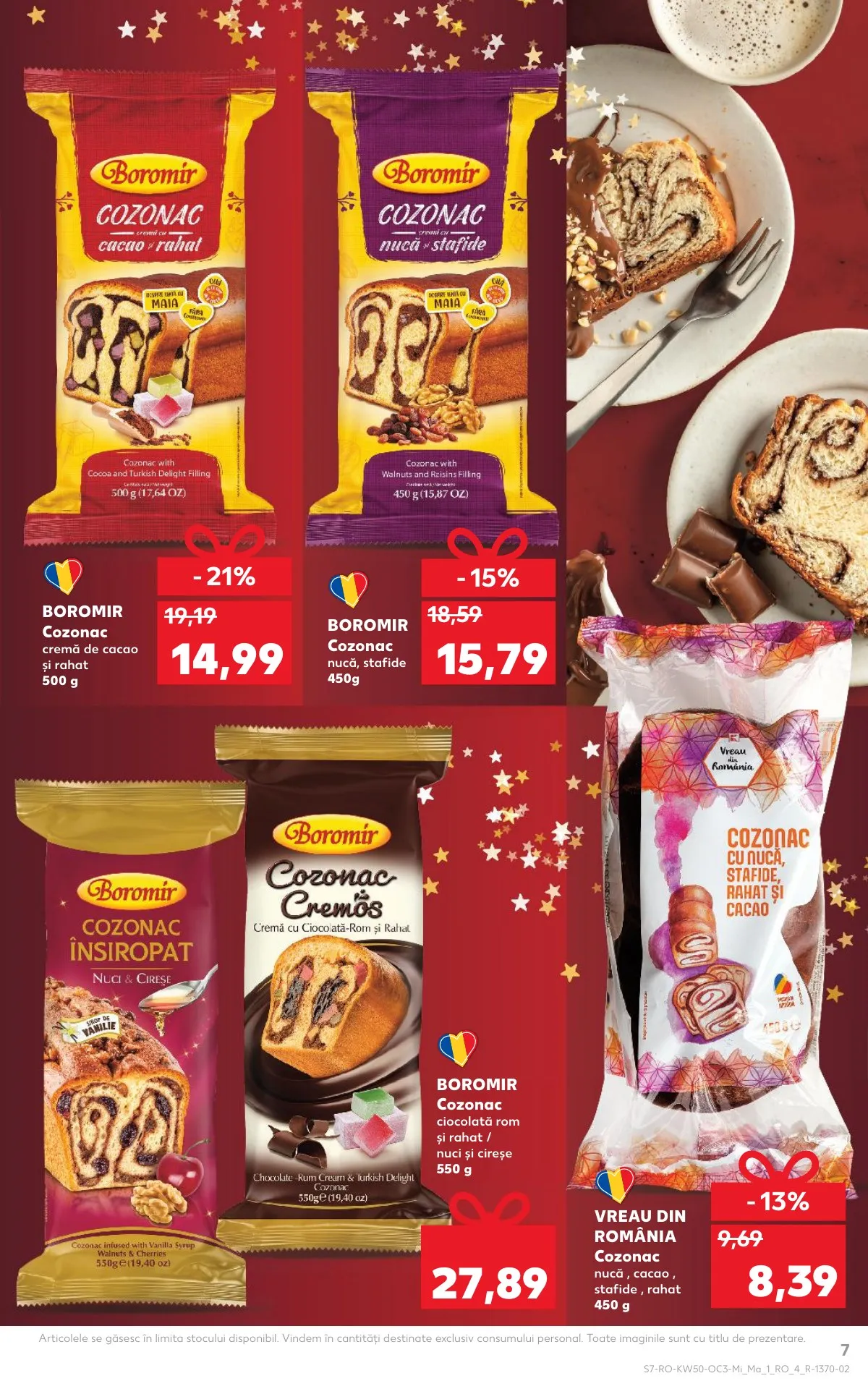 Kaufland akciós újság Románia Unnepek 12.10–12.16 – 7. oldal