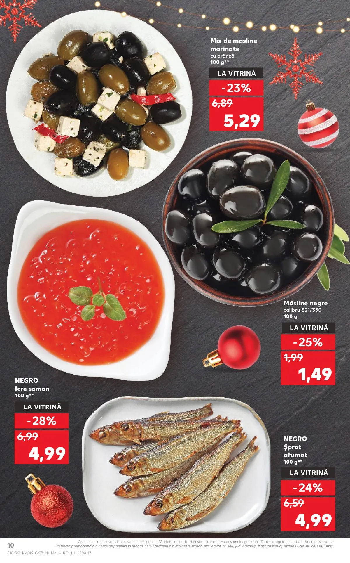 Kaufland akciós újság Románia Unnepi etelek 12.03–12.09 – 10. oldal
