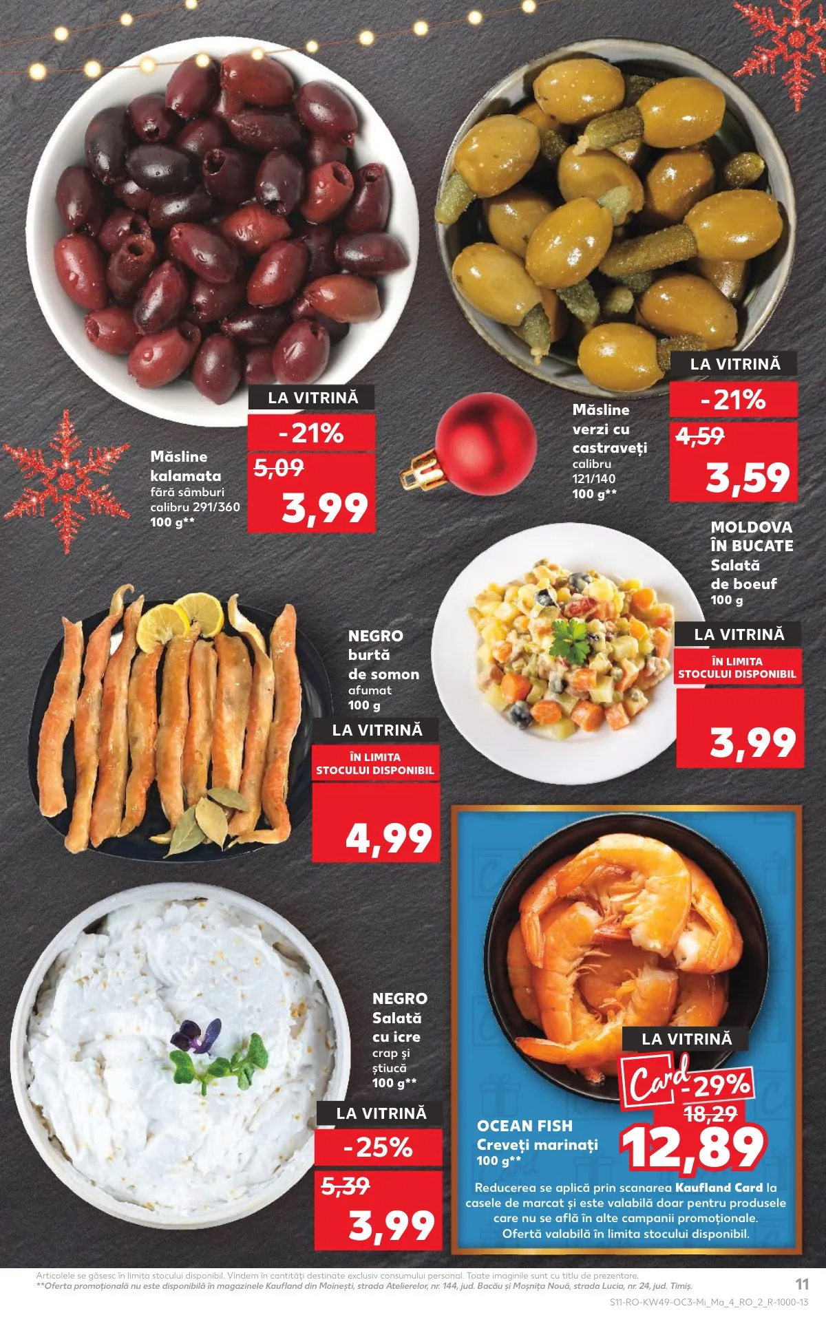 Kaufland akciós újság Románia Unnepi etelek 12.03–12.09 – 11. oldal