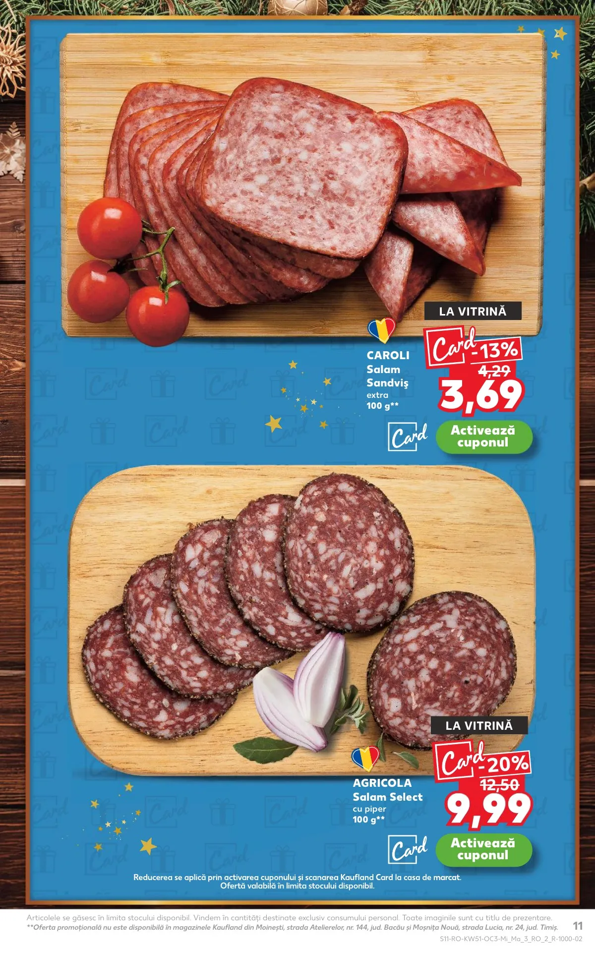 Kaufland akciós újság Románia Unnepi etelek 12.17–12.23 – 11. oldal