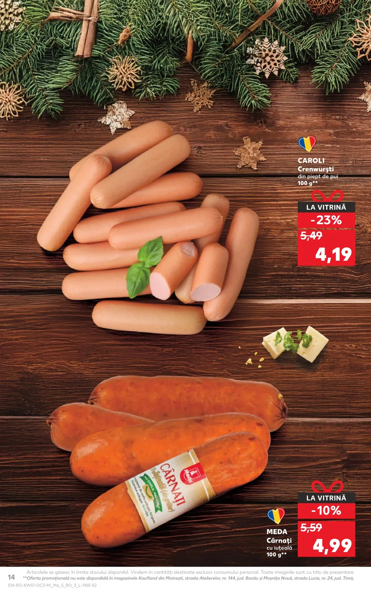 Kaufland akciós újság Románia Unnepi etelek 12.17–12.23 – 14. oldal