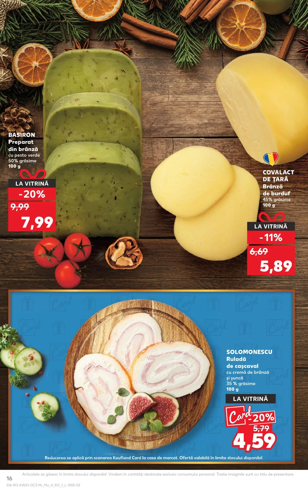 Kaufland akciós újság Románia Unnepi etelek 12.17–12.23 – 16. oldal