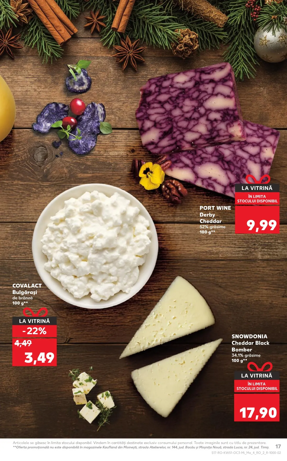 Kaufland akciós újság Románia Unnepi etelek 12.17–12.23 – 17. oldal