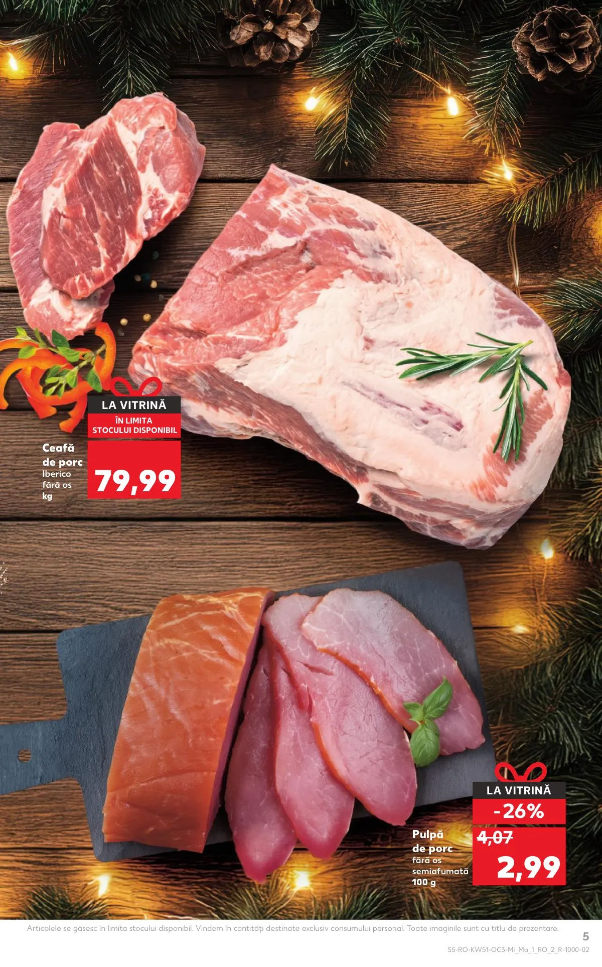 Kaufland akciós újság Románia Unnepi etelek 12.17–12.23 – 5. oldal