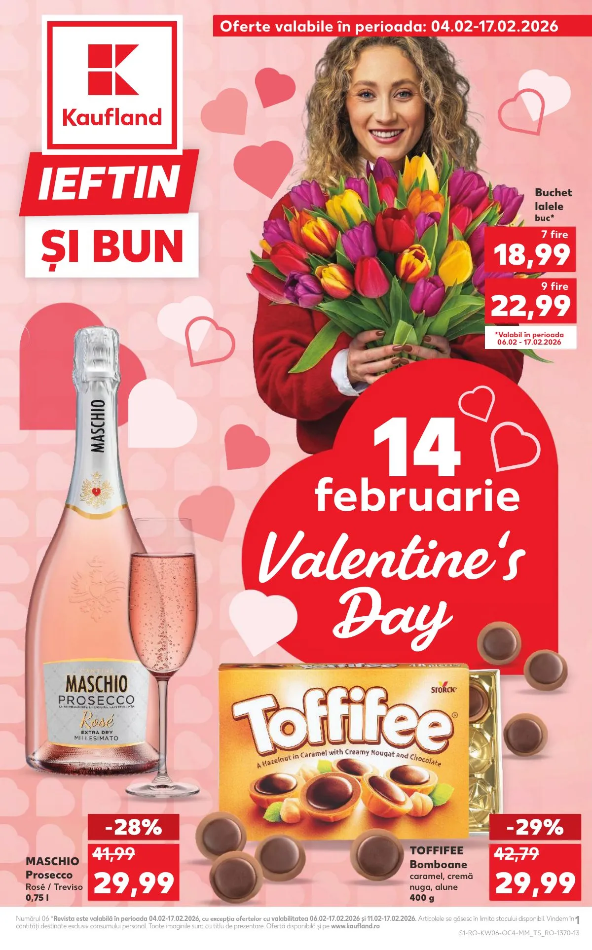 Kaufland akciós újság Románia Valentin nap 02.04–02.17