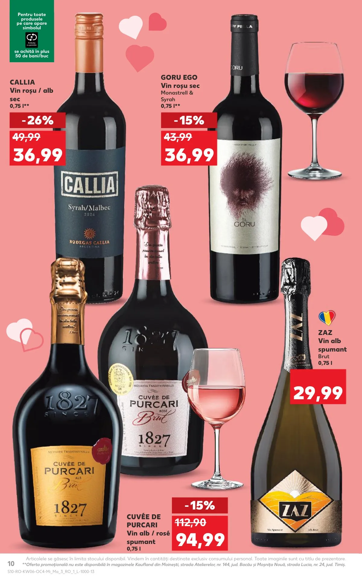 Kaufland akciós újság Románia Valentin nap 02.04–02.17 – 10. oldal