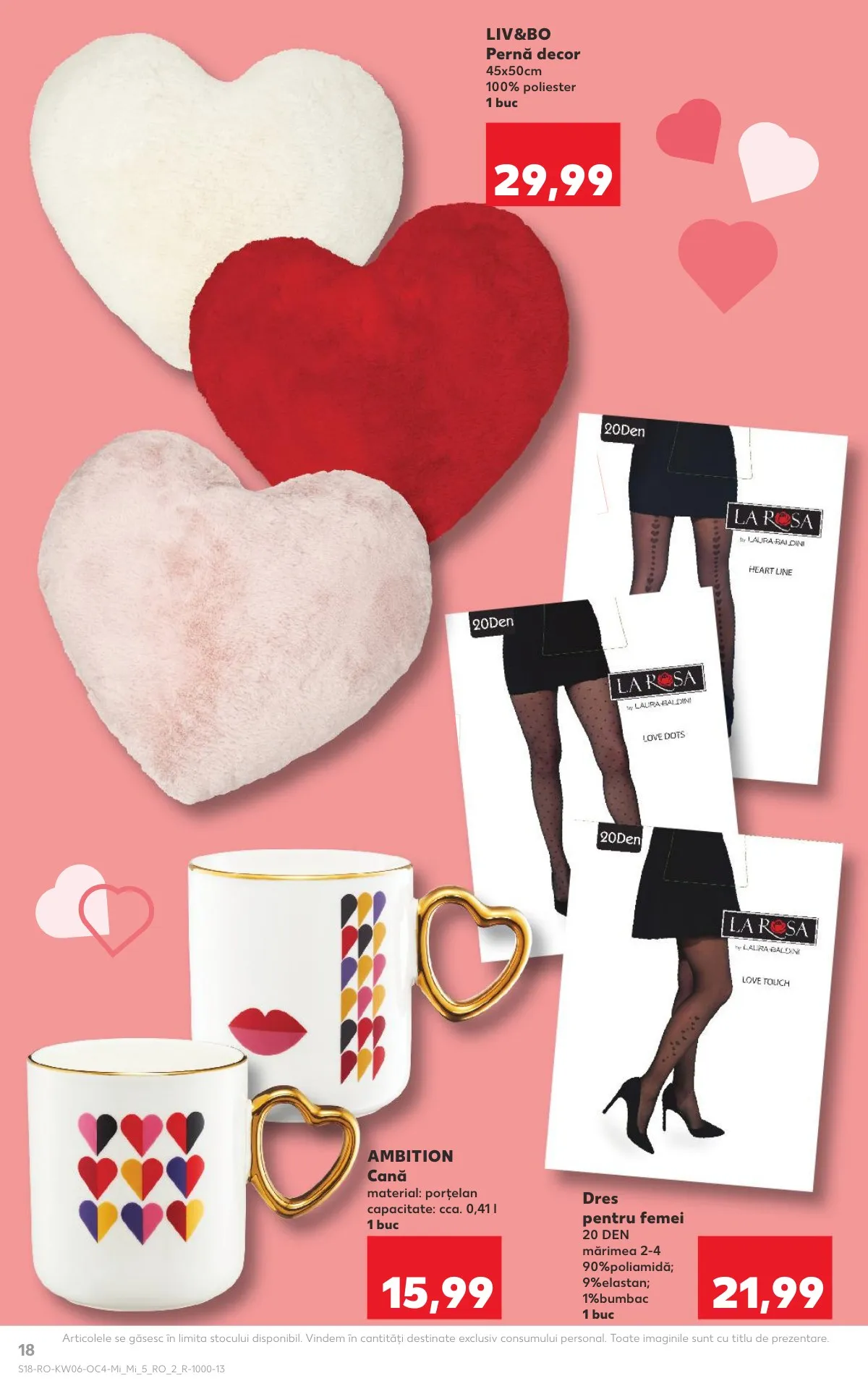 Kaufland akciós újság Románia Valentin nap 02.04–02.17 – 18. oldal