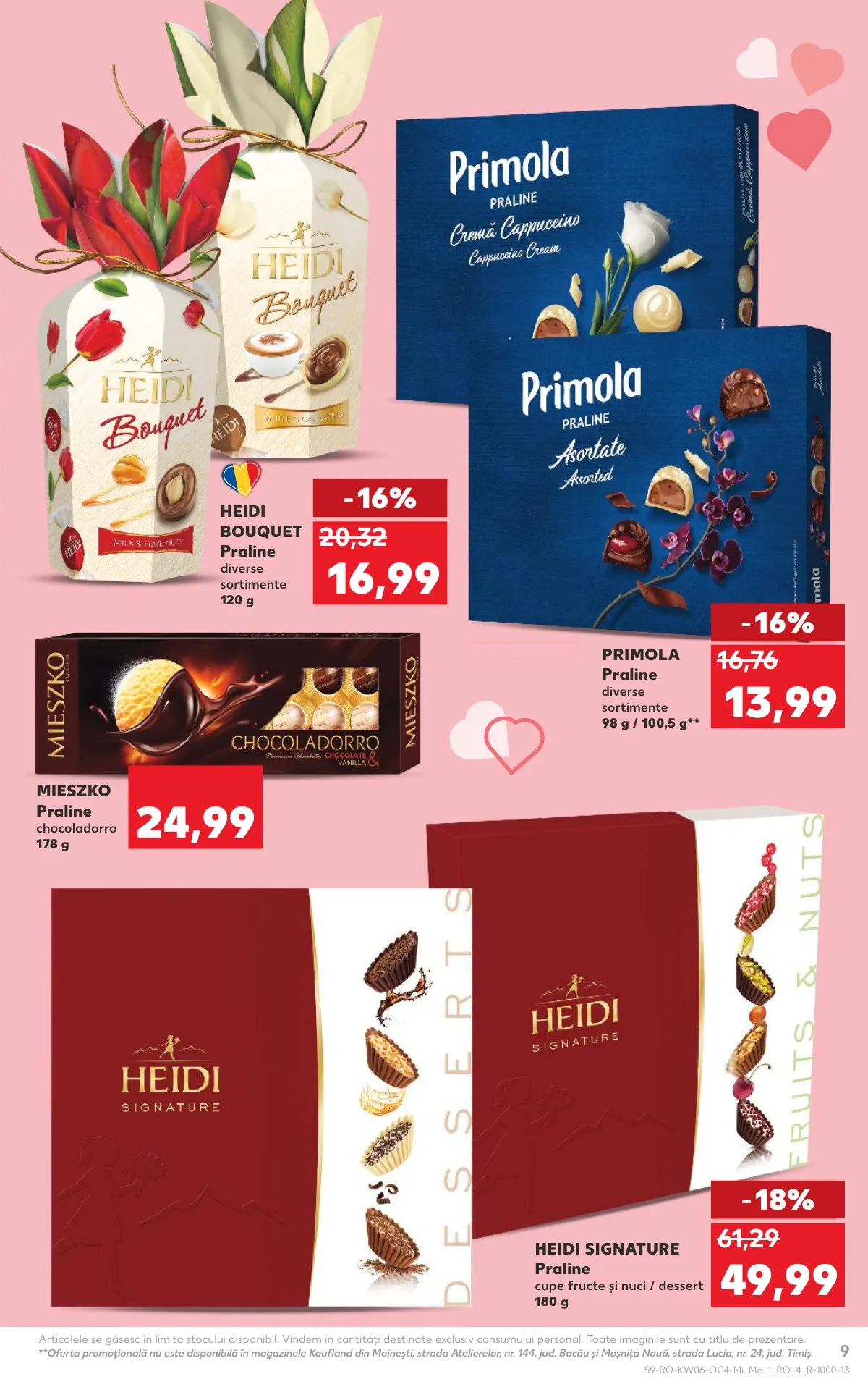 Kaufland akciós újság Románia Valentin nap 02.04–02.17 – 9. oldal