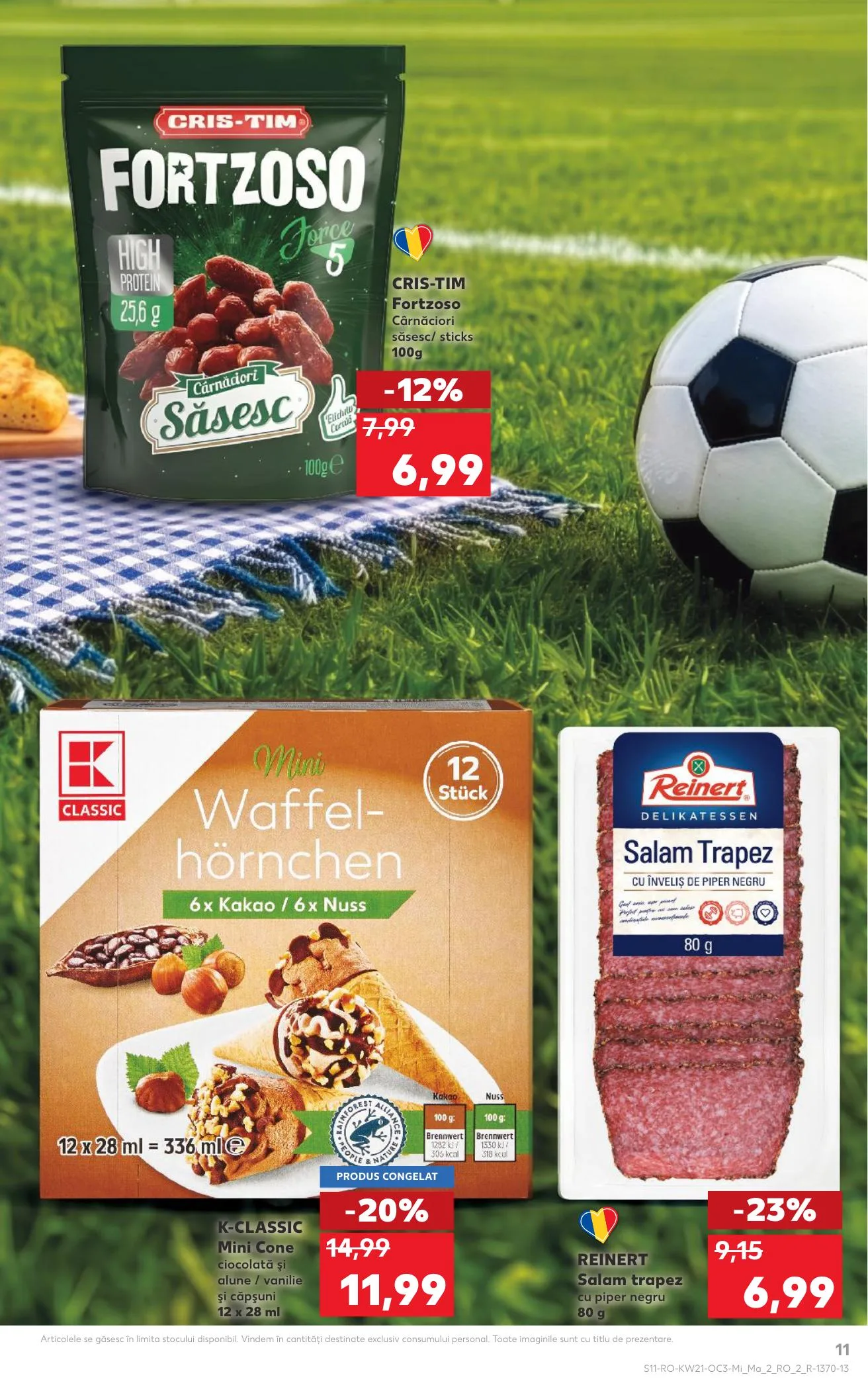 Kaufland akciós újság Románia VB 05.20–05.26 – 11. oldal