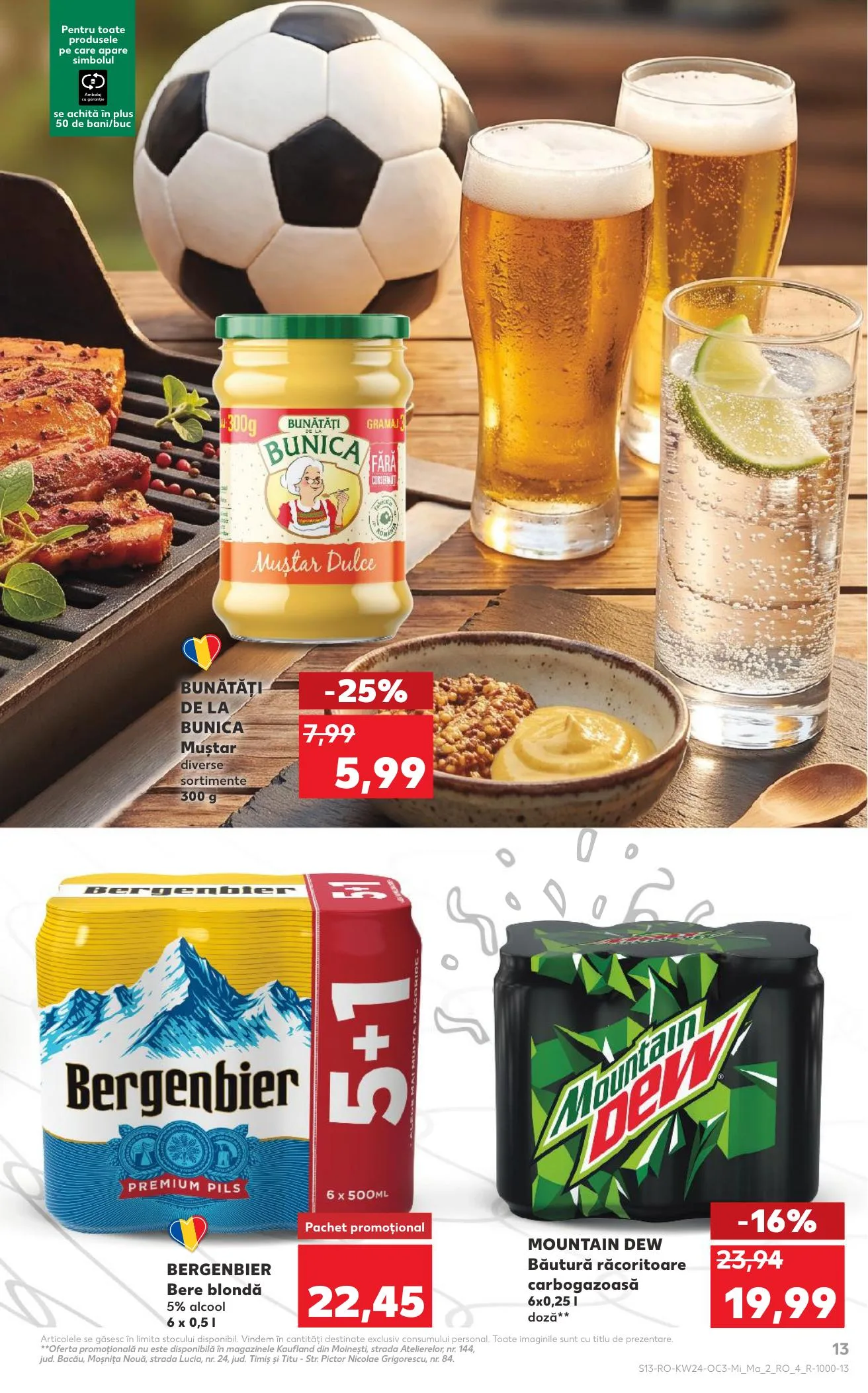 Kaufland akciós újság Románia VB 06.10–06.16 – 13. oldal
