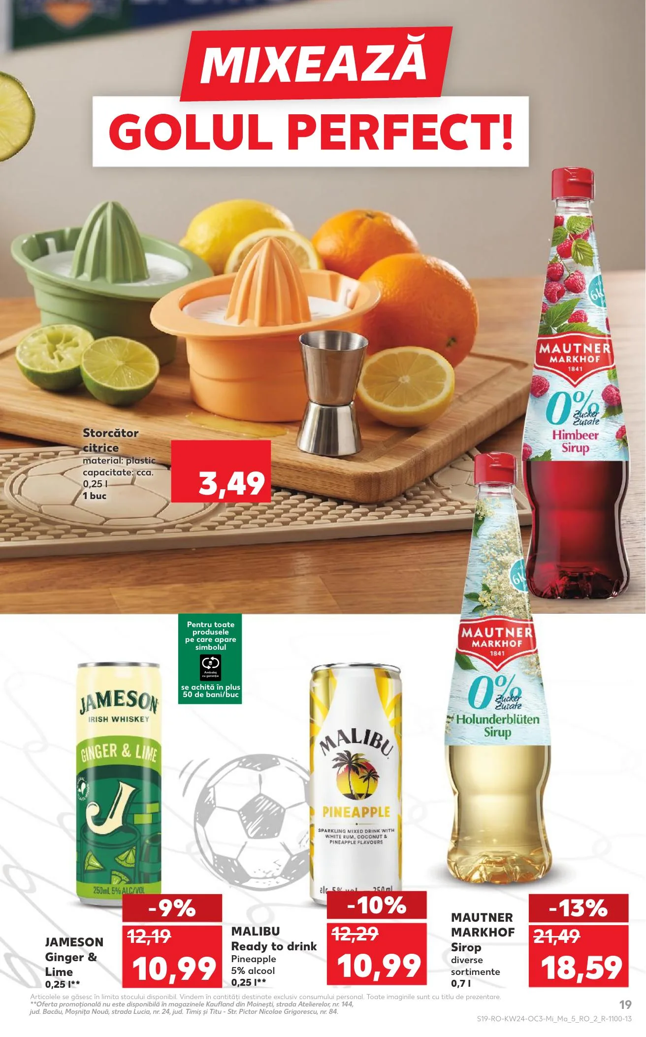Kaufland akciós újság Románia VB 06.10–06.16 – 19. oldal