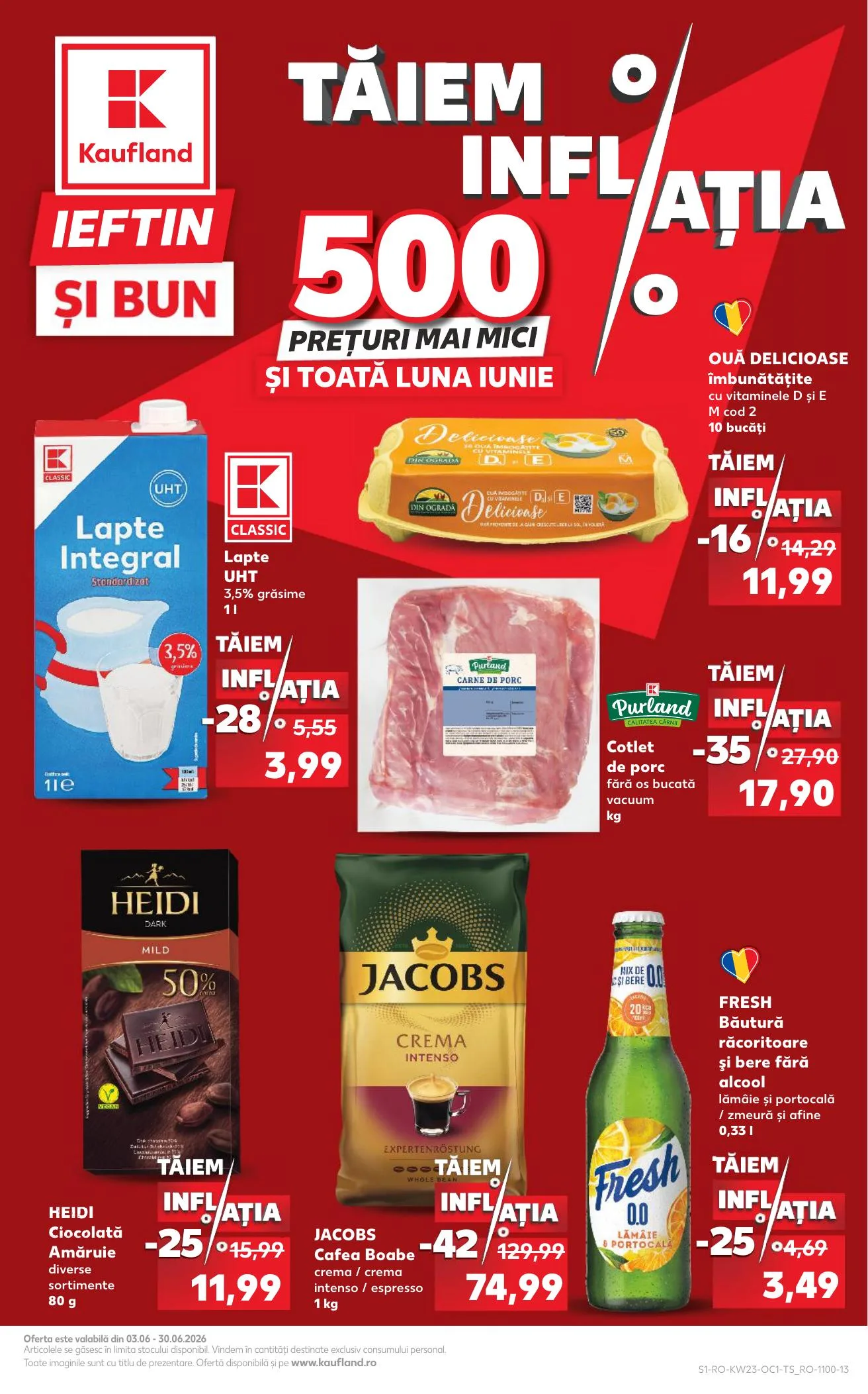 Kaufland akciós újság Románia Vegyes 06.03–06.30