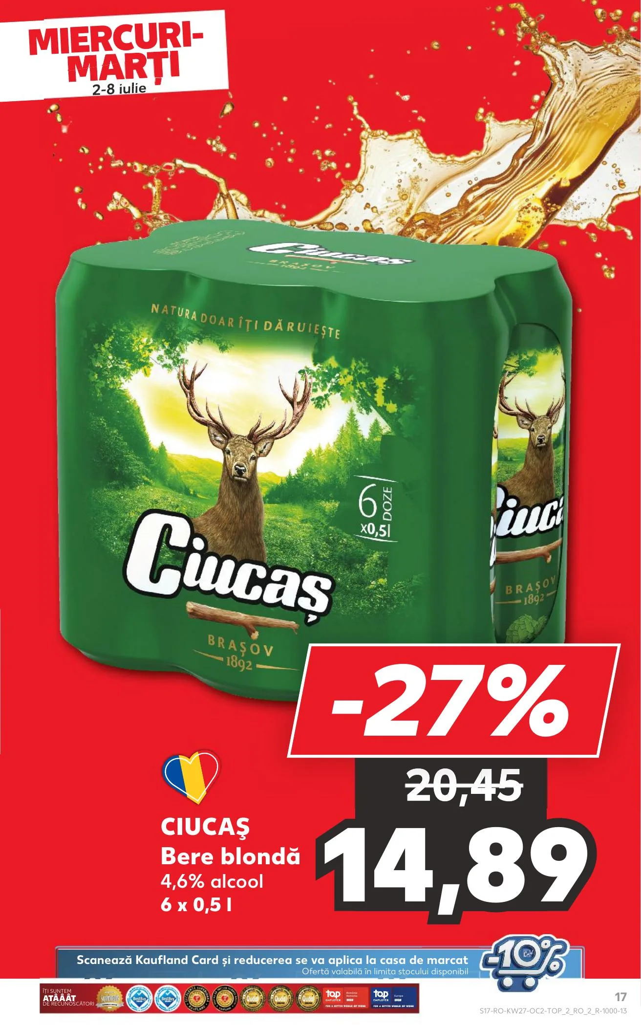 Kaufland akciós újság Románia 07.02–07.08 – 17. oldal