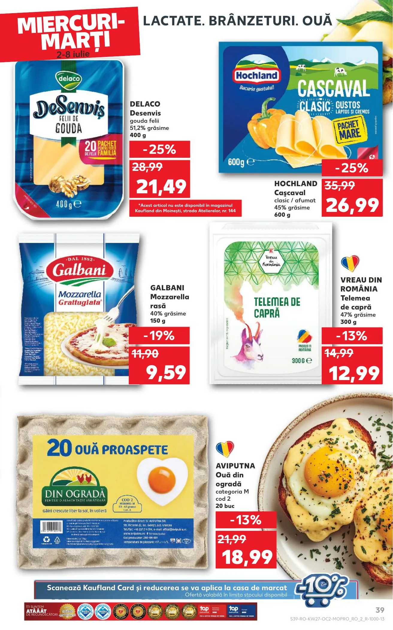 Kaufland akciós újság Románia 07.02–07.08 – 39. oldal