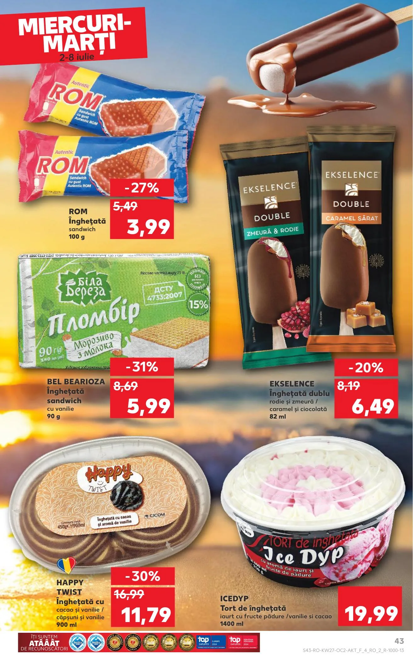 Kaufland akciós újság Románia 07.02–07.08 – 43. oldal