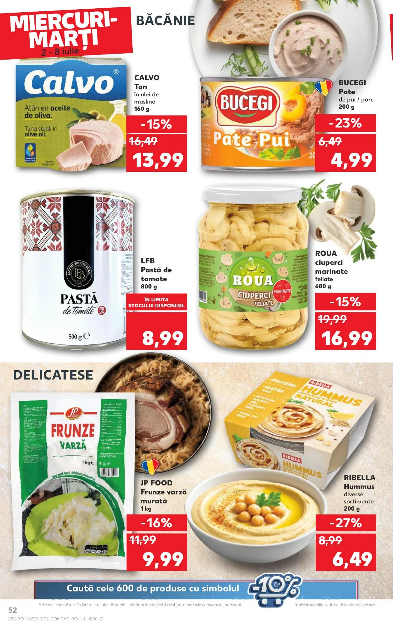 Kaufland akciós újság Románia 07.02–07.08 – 52. oldal