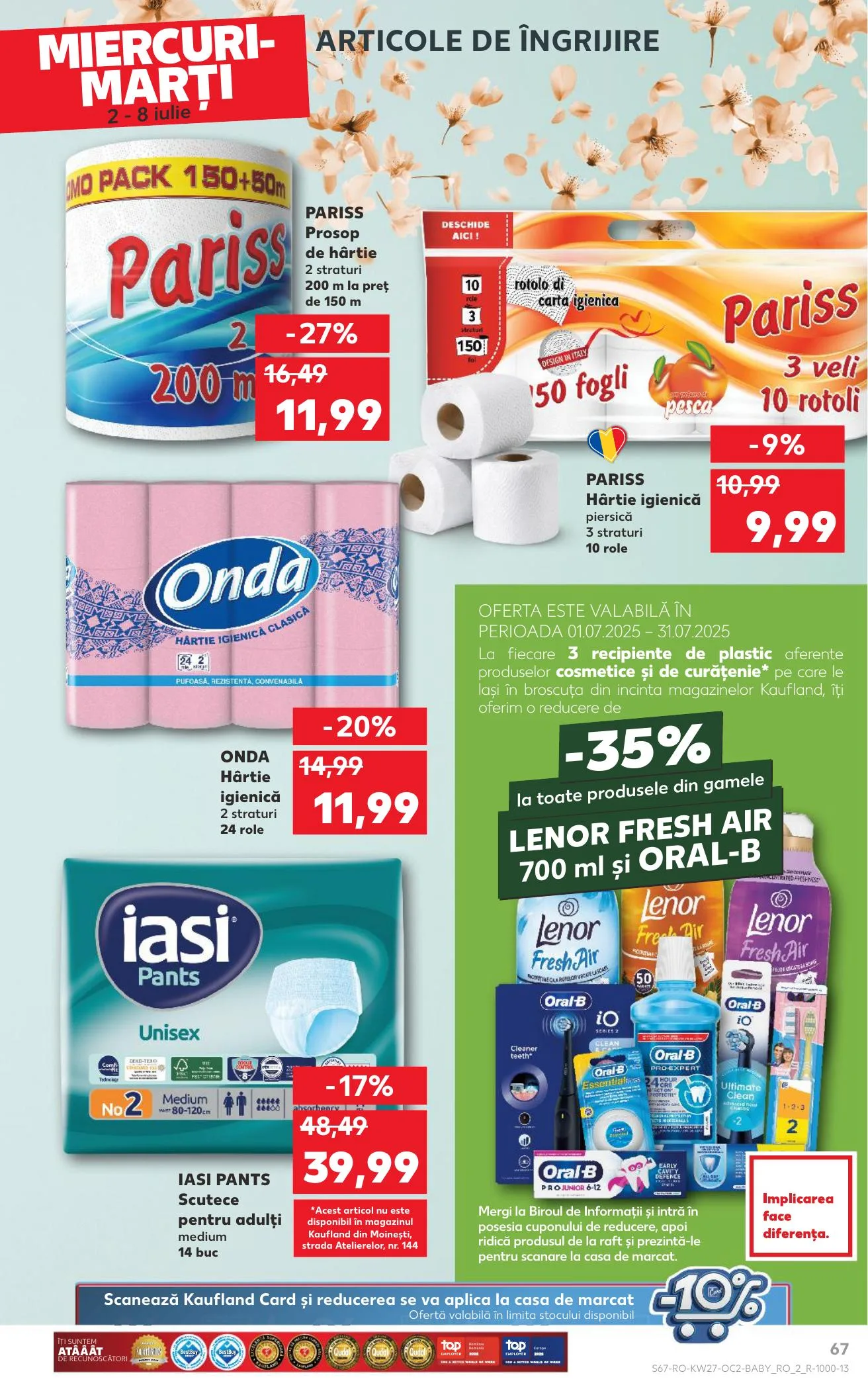Kaufland akciós újság Románia 07.02–07.08 – 67. oldal