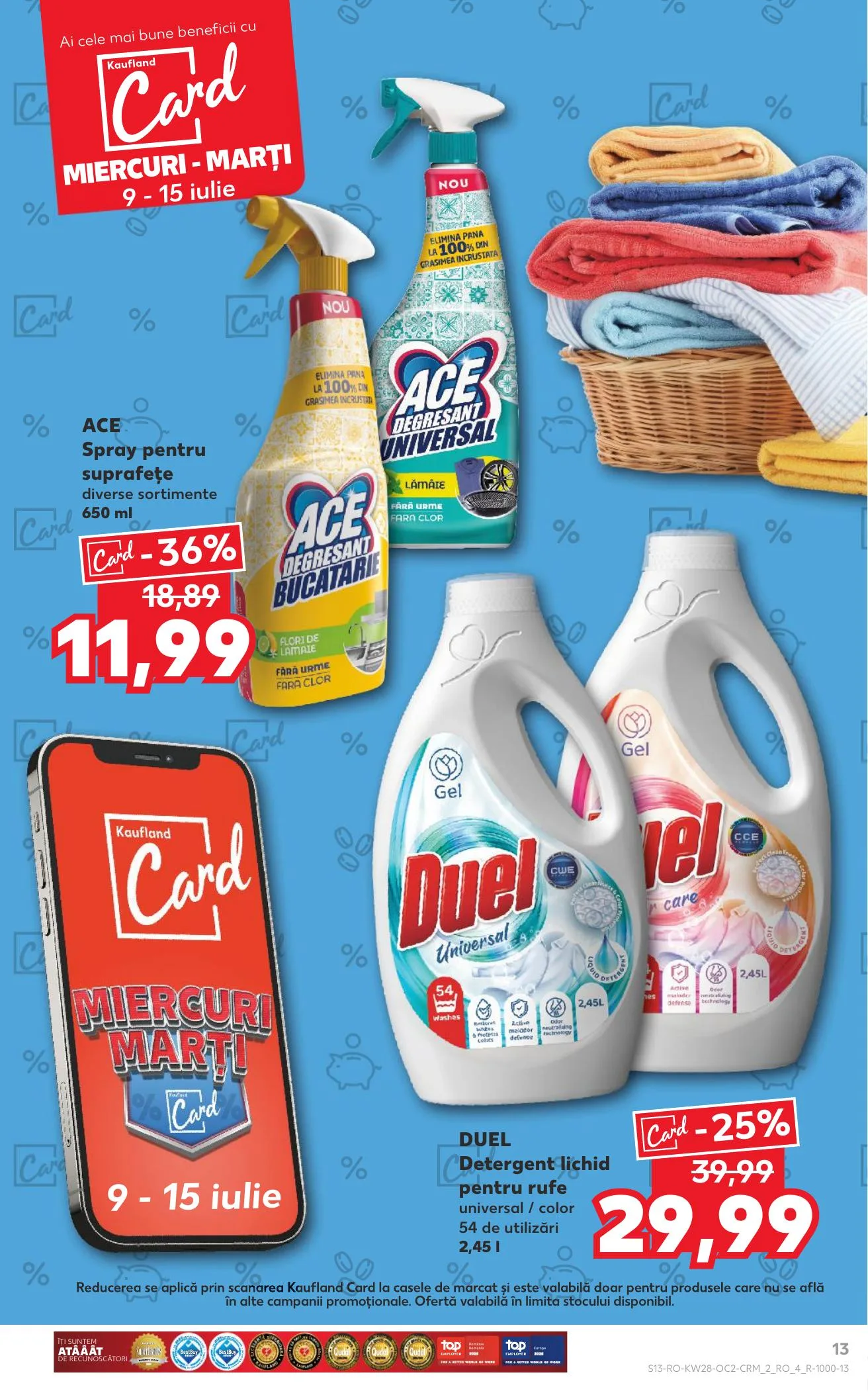 Kaufland akciós újság Románia 07.09–07.15 – 13. oldal