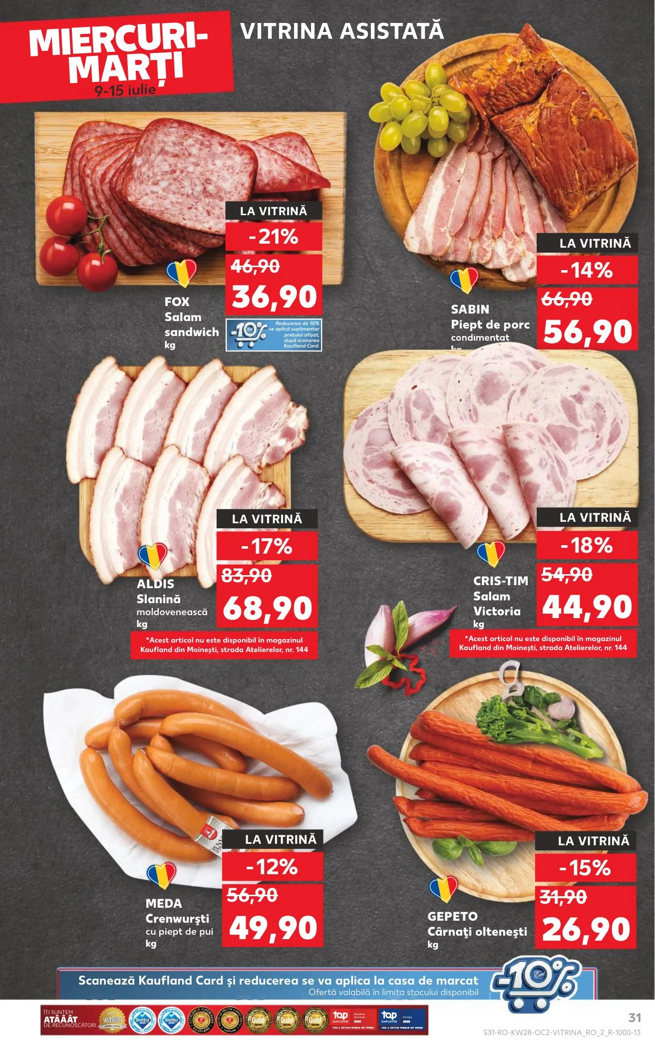 Kaufland akciós újság Románia 07.09–07.15 – 31. oldal