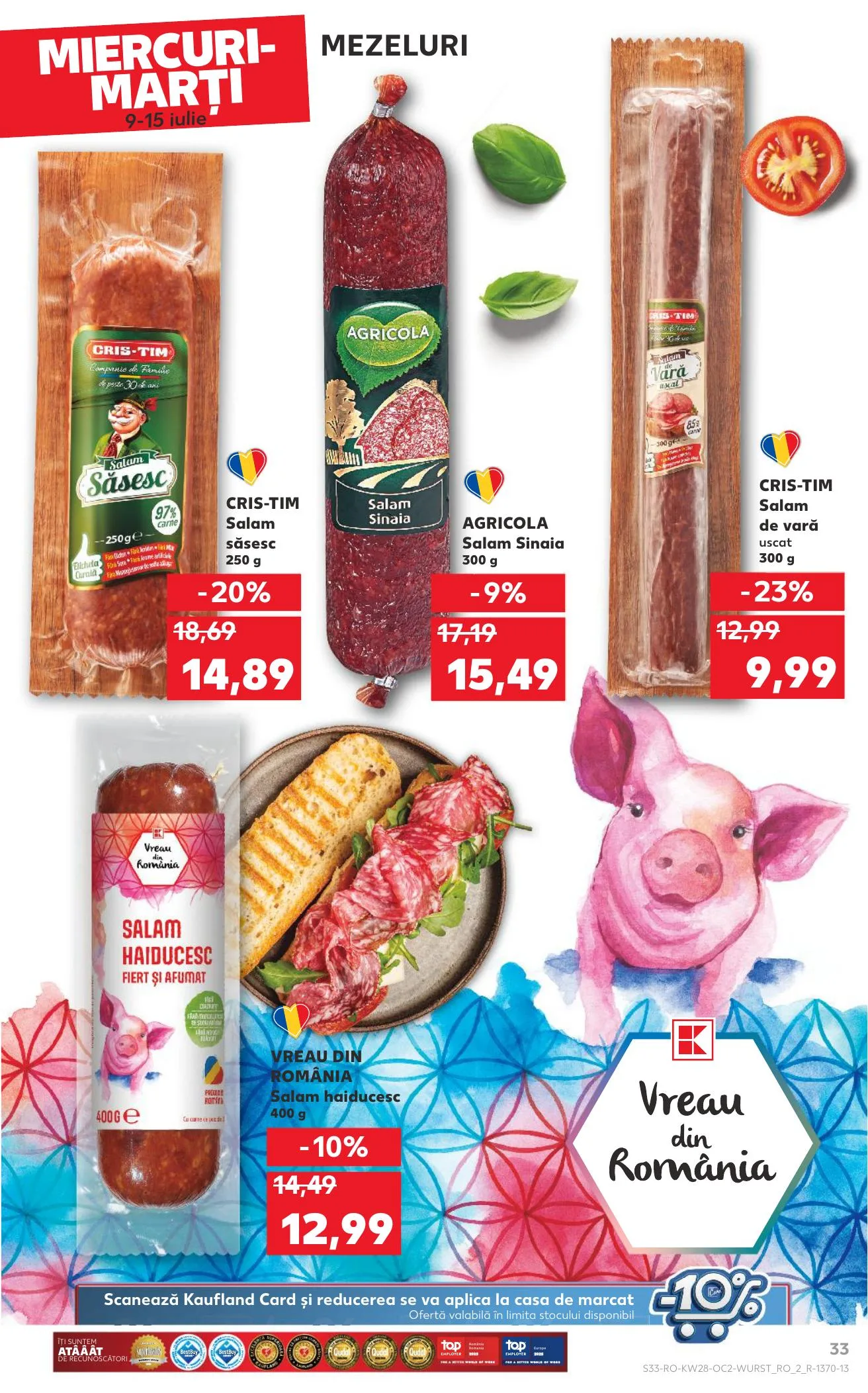 Kaufland akciós újság Románia 07.09–07.15 – 33. oldal